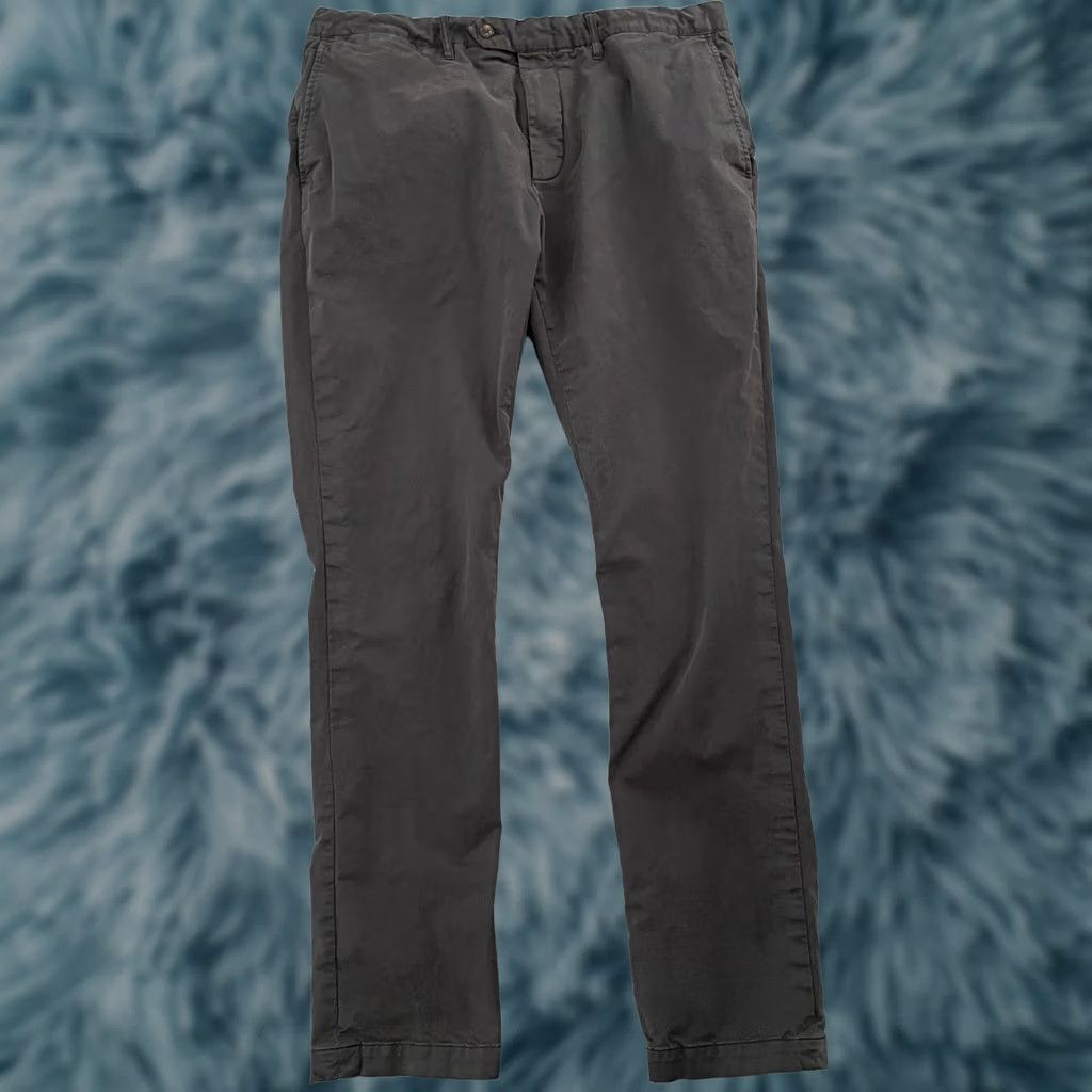 Todd Snyder Todd Snyder Pants Adult 36 Gray Khaki Chino Straight Fit Stretch Tab Front Mens Size US 36 / EU 52 - 1 Thumbnail