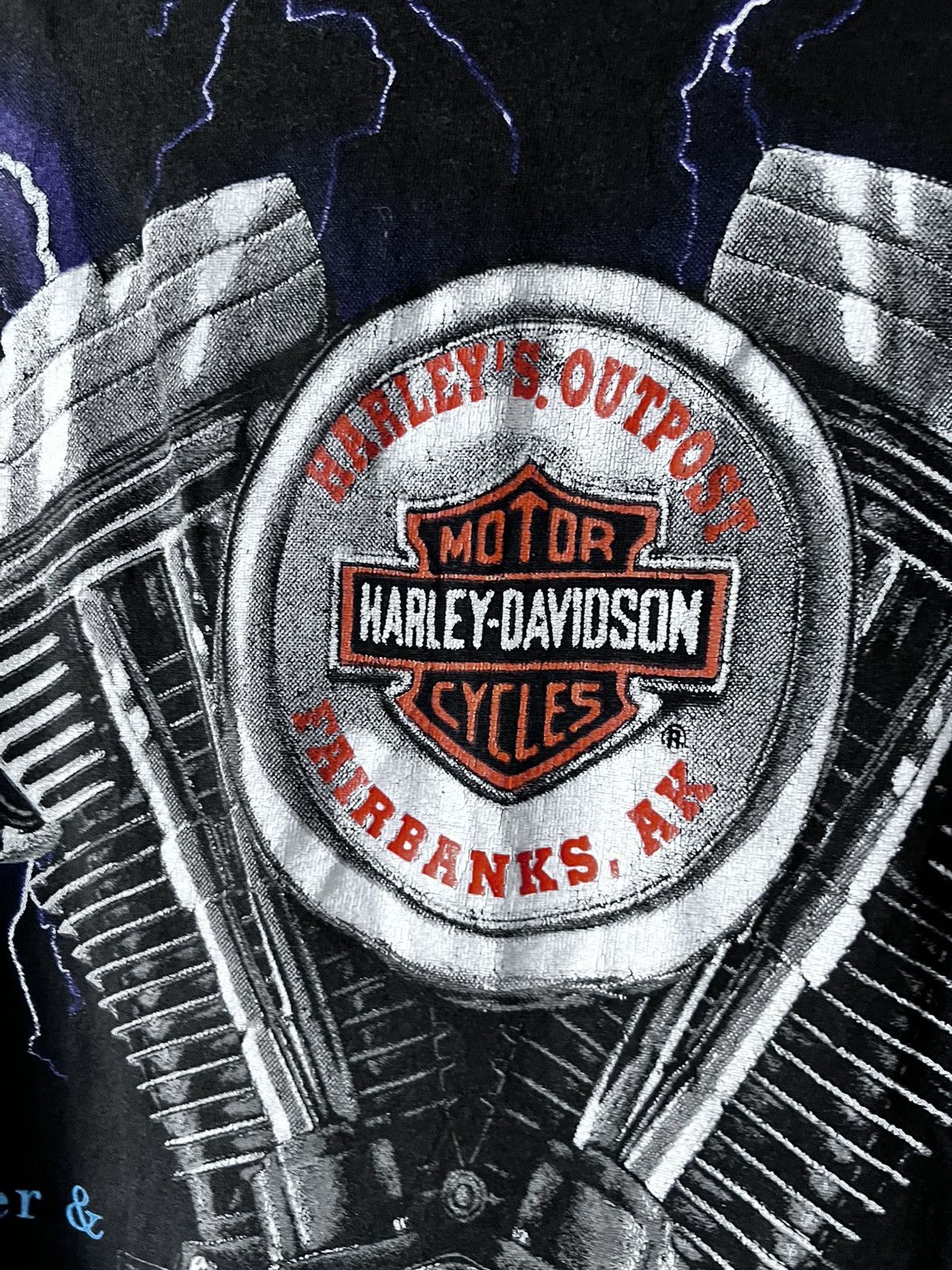 Harley Davidson HARLEY DAVIDSON “Thunder and Lighting” Alaska, Fairbanks Size US XL / EU 56 / 4 - 17 Thumbnail