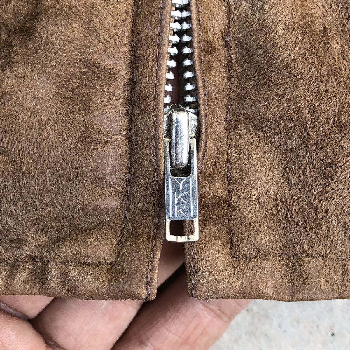 Vintage Vintage CASUAL men’s Suede Sherpa Bomber Jacket Size US L / EU 52-54 / 3 - 12 Thumbnail