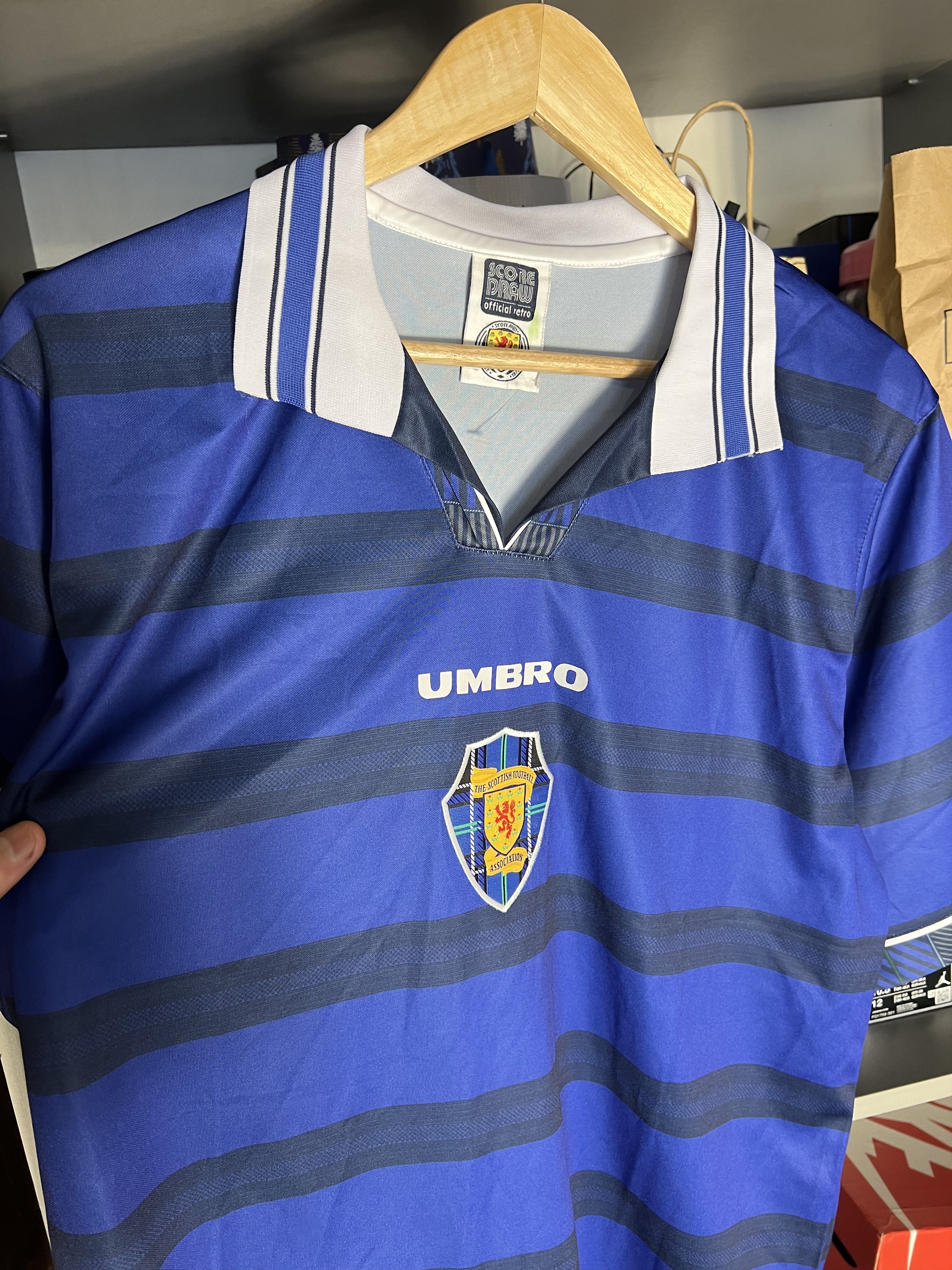 Umbro Vintage Umbro Scotland Retro Soccer Jersey Bloke Y2K 90s Size US XXL / EU 58 / 5 - 2 Thumbnail