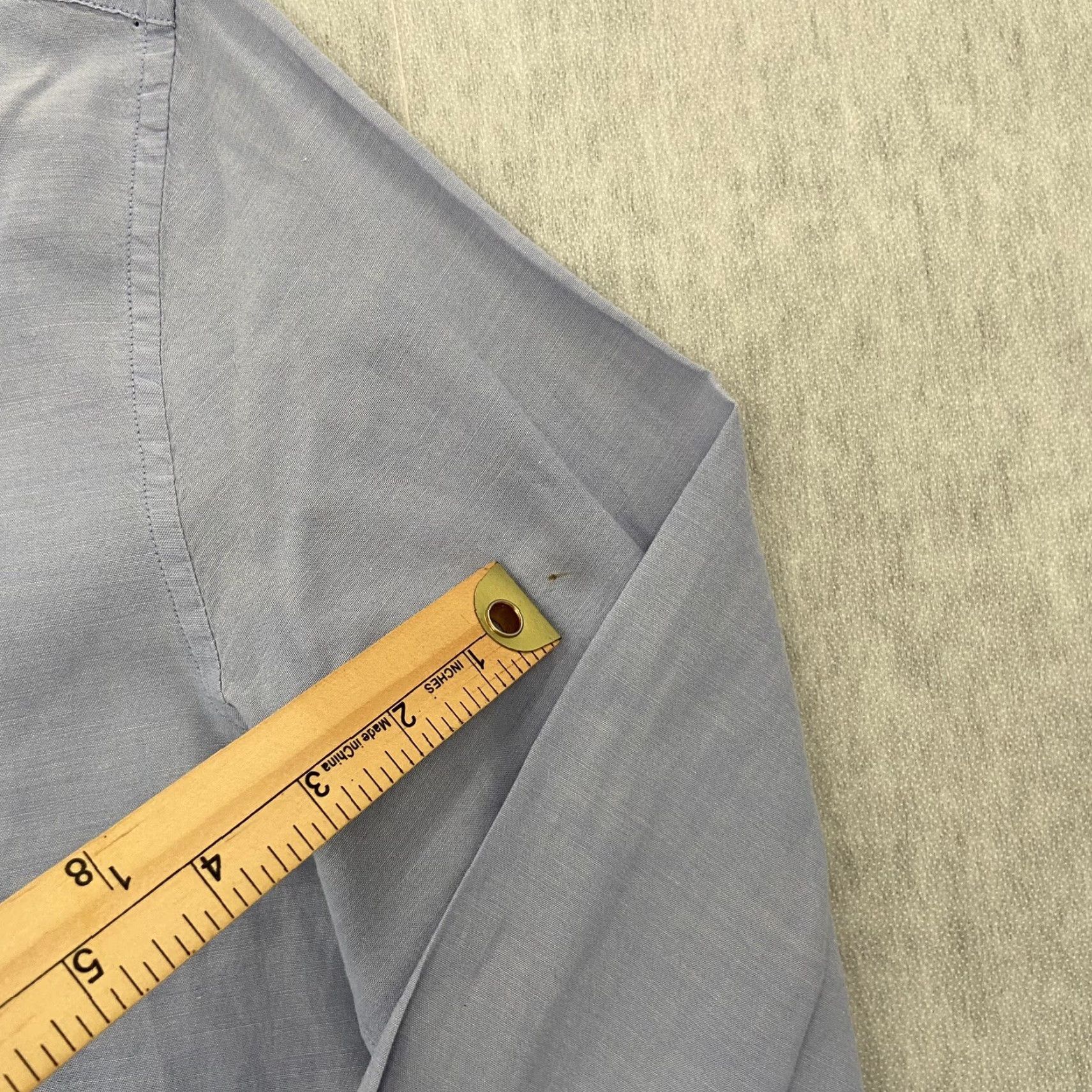 John Varvatos VINTAGE John Varvatos Shirt Mens Small Blue Cotton Long Sleeve Business Casual Party 90s Size US S / EU 44-46 / 1 - 7 Thumbnail