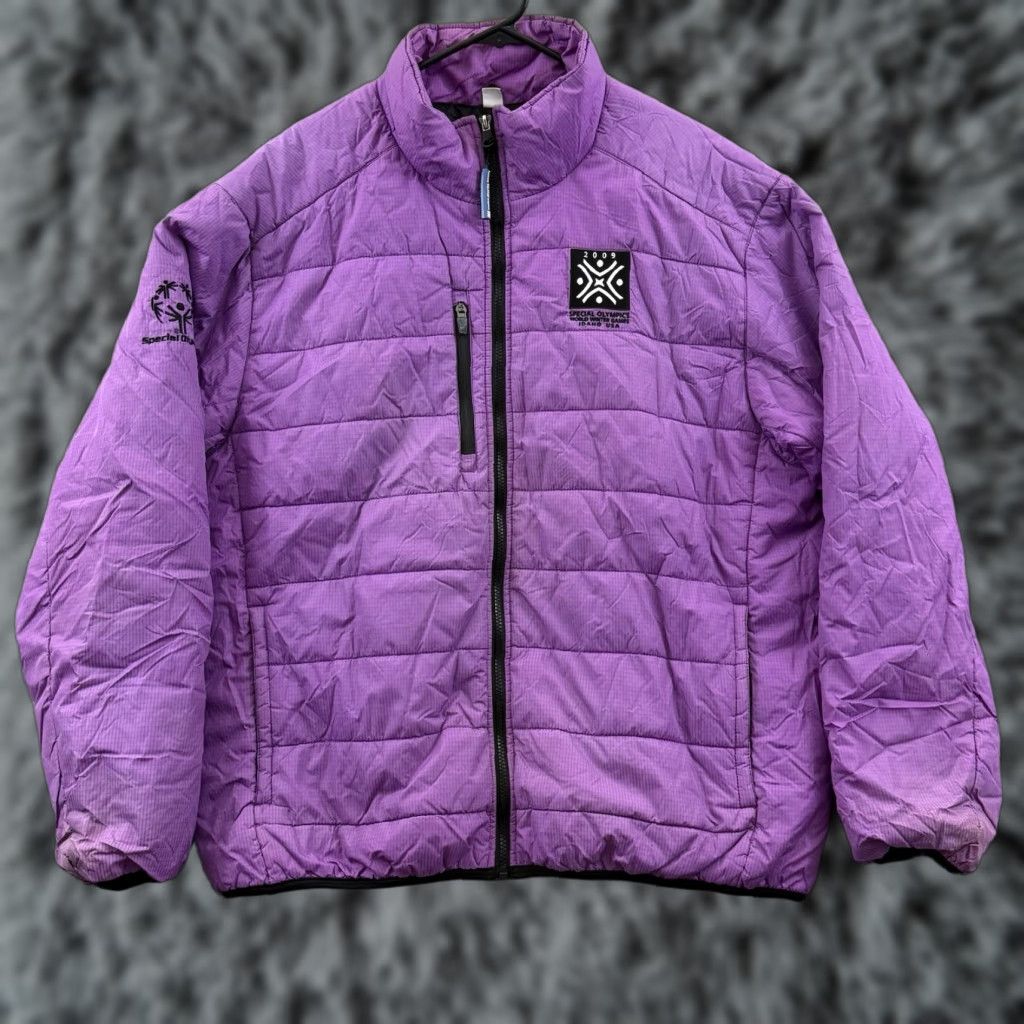 Vintage Olympics Jacket Womens XL Purple 2009 Puffer Ski Outdoor Lined Sport Insulated Size XL / US 12-14 / IT 48-50 - 1 Thumbnail