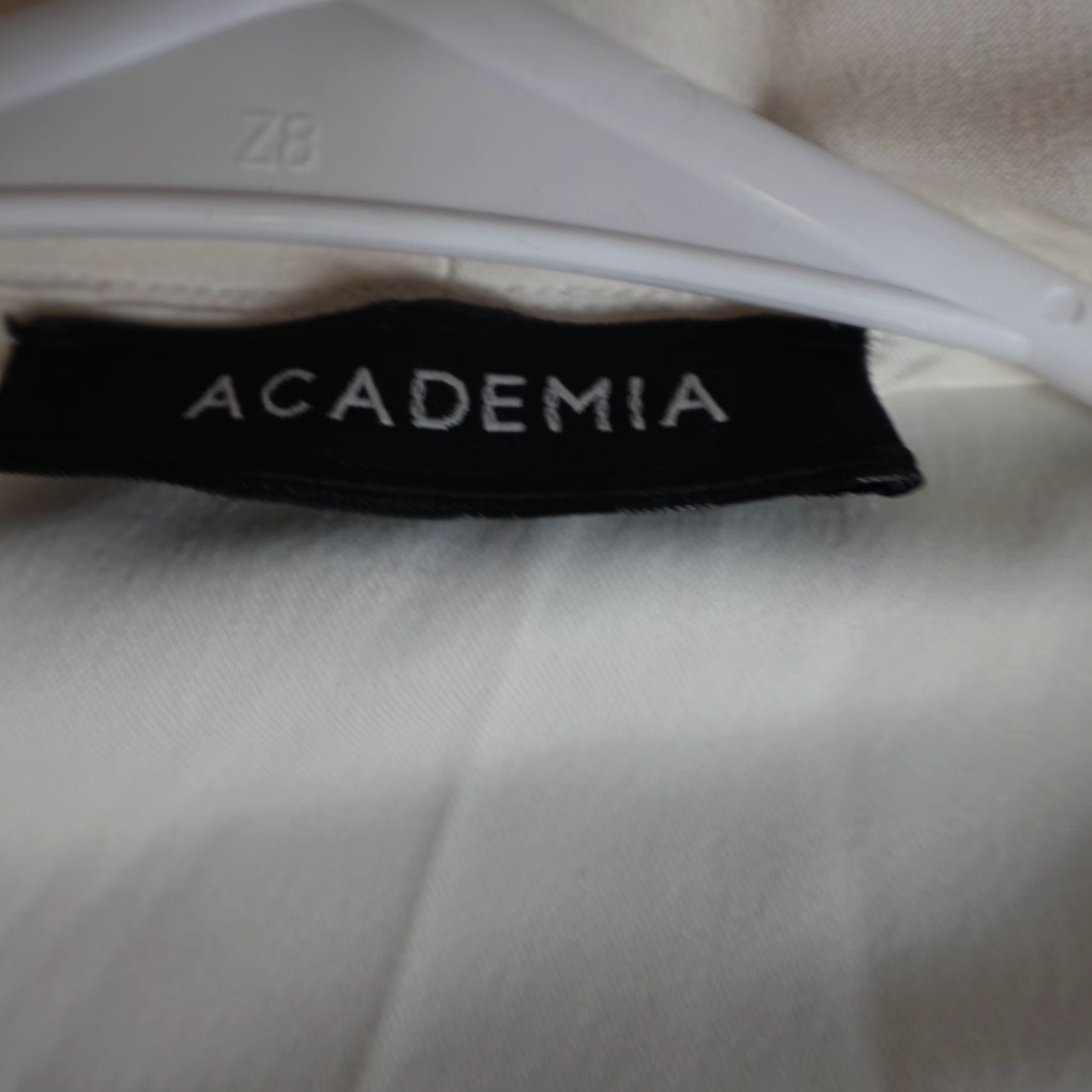 Vintage Academia Womens Jacket M Ivory Solid Casual Pockets Fall Spring Summer Womens Size M / US 6-8 / IT 42-44 - 2 Thumbnail