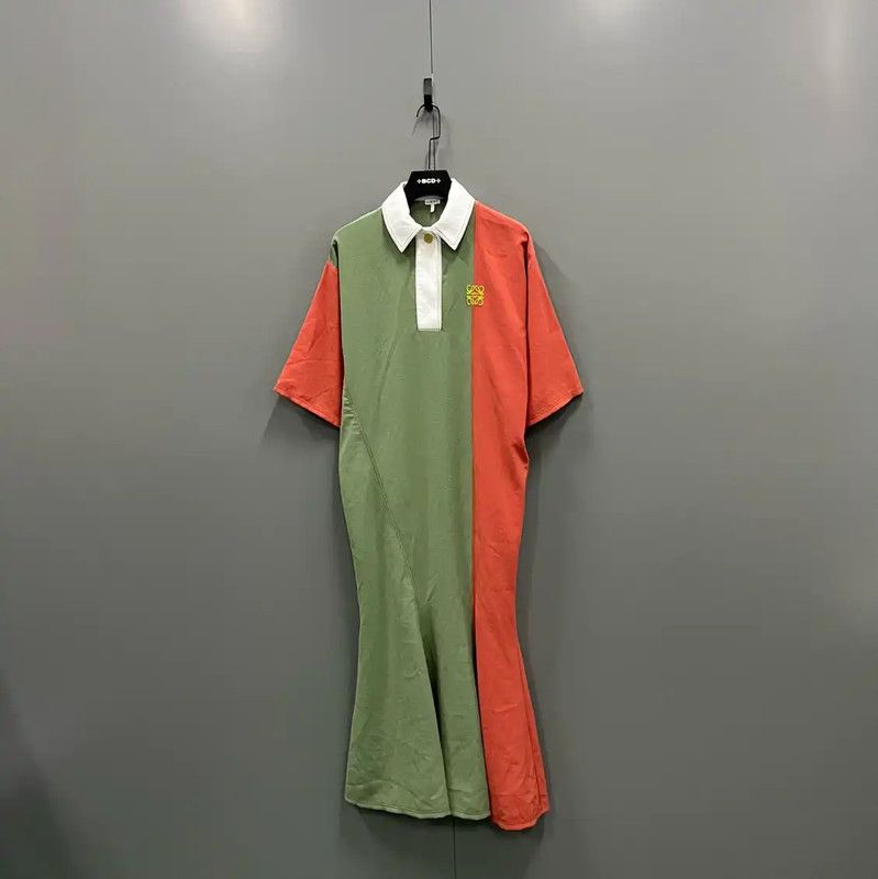 Loewe Loewe Summer Color Block Midi Dress 0089 Size XS / US 0-2 / IT 36-38 - 1 Thumbnail