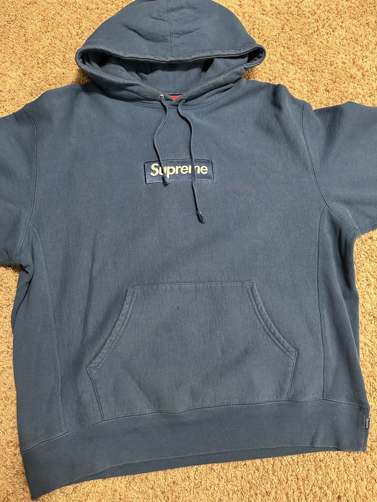 Supreme SUPREME FW23 BLUE BOX LOGO HOODED SWEATSHIRT SIZE LARGE Size US L / EU 52-54 / 3 - 2 Thumbnail