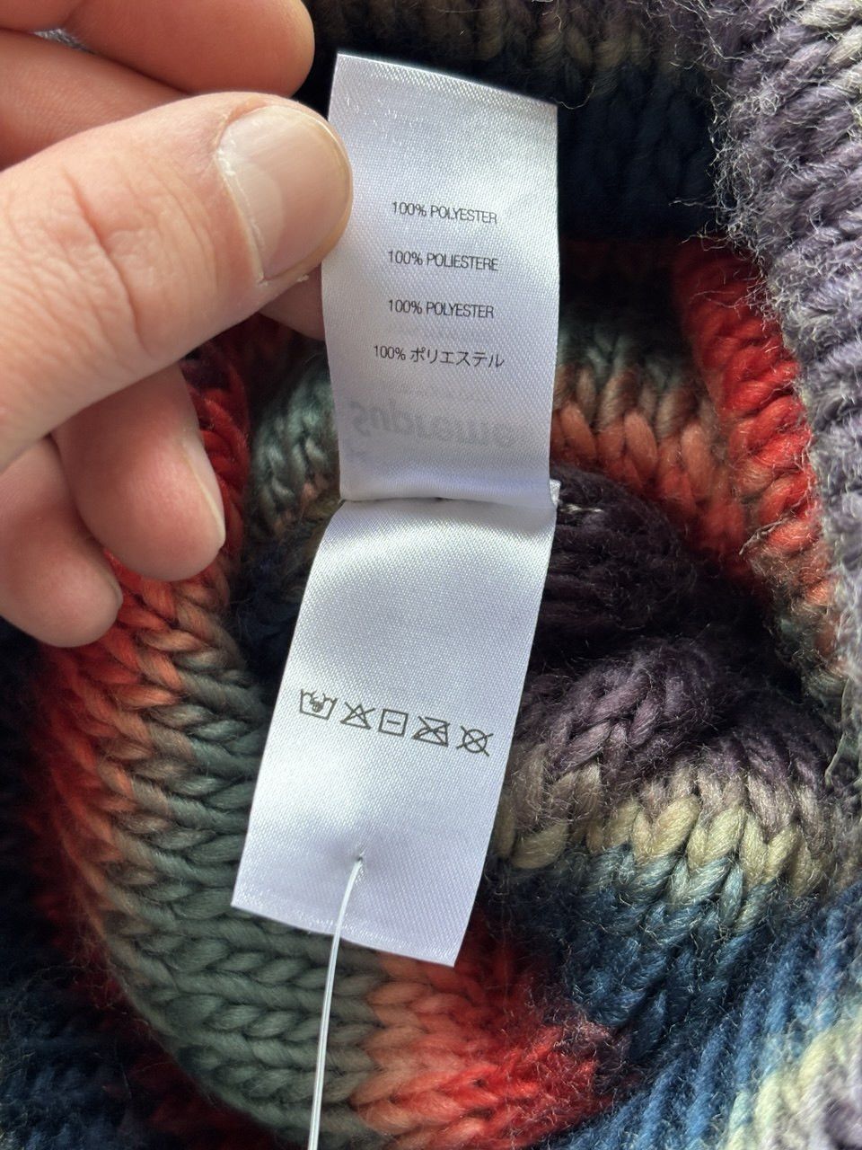 Supreme Supreme Ombré Stripe Beanie Navy Size ONE SIZE - 11 Thumbnail
