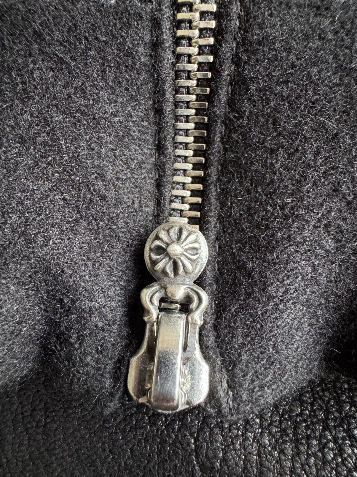Chrome Hearts Flurries Leather Cemetery Cross Jacket Size US L / EU 52-54 / 3 - 11 Thumbnail