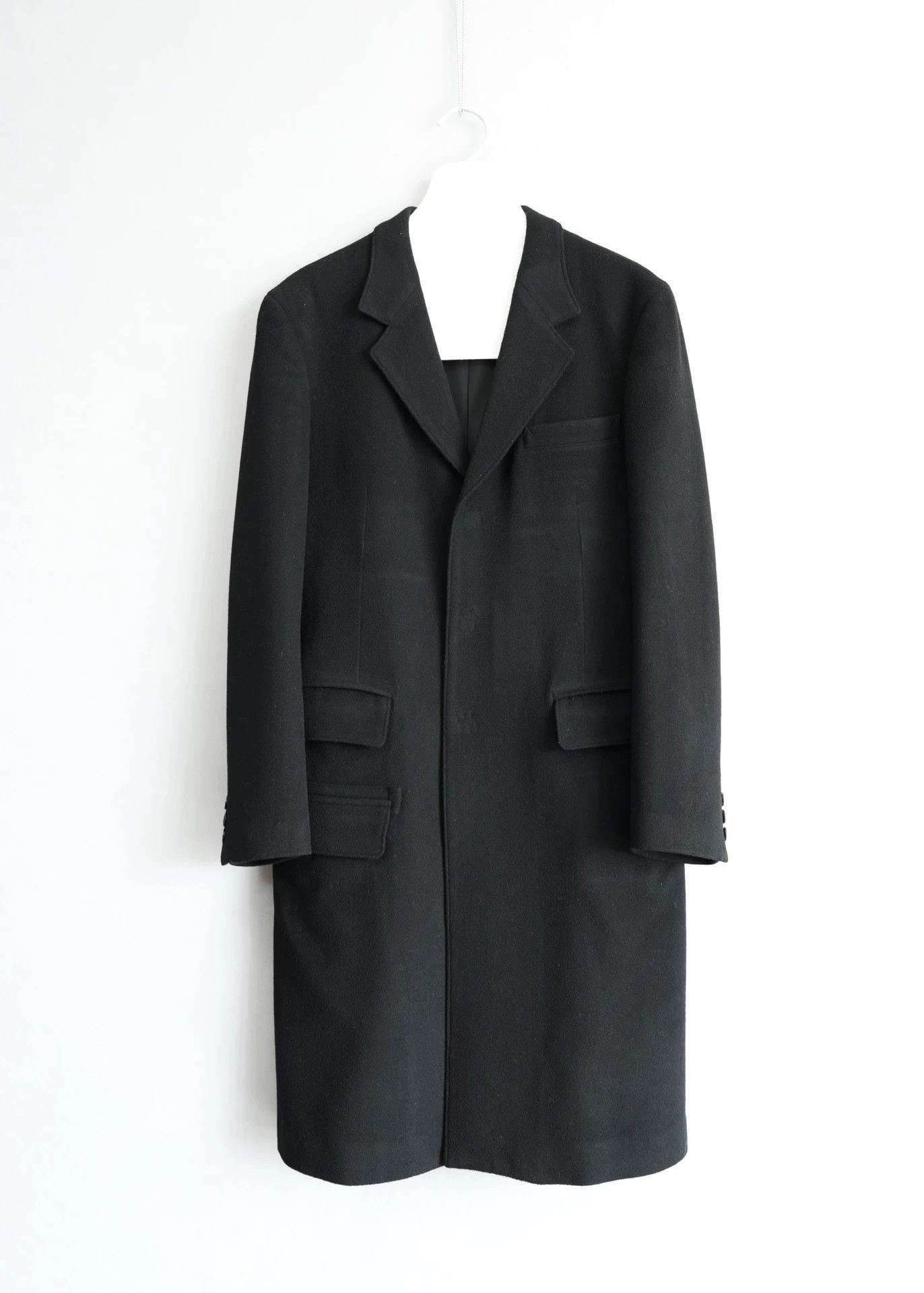 Yohji Yamamoto Yohji Yamamoto 18AW Dr.jkt Press-Button Cashmere Overcoat Size US S / EU 44-46 / 1 - 2 Thumbnail