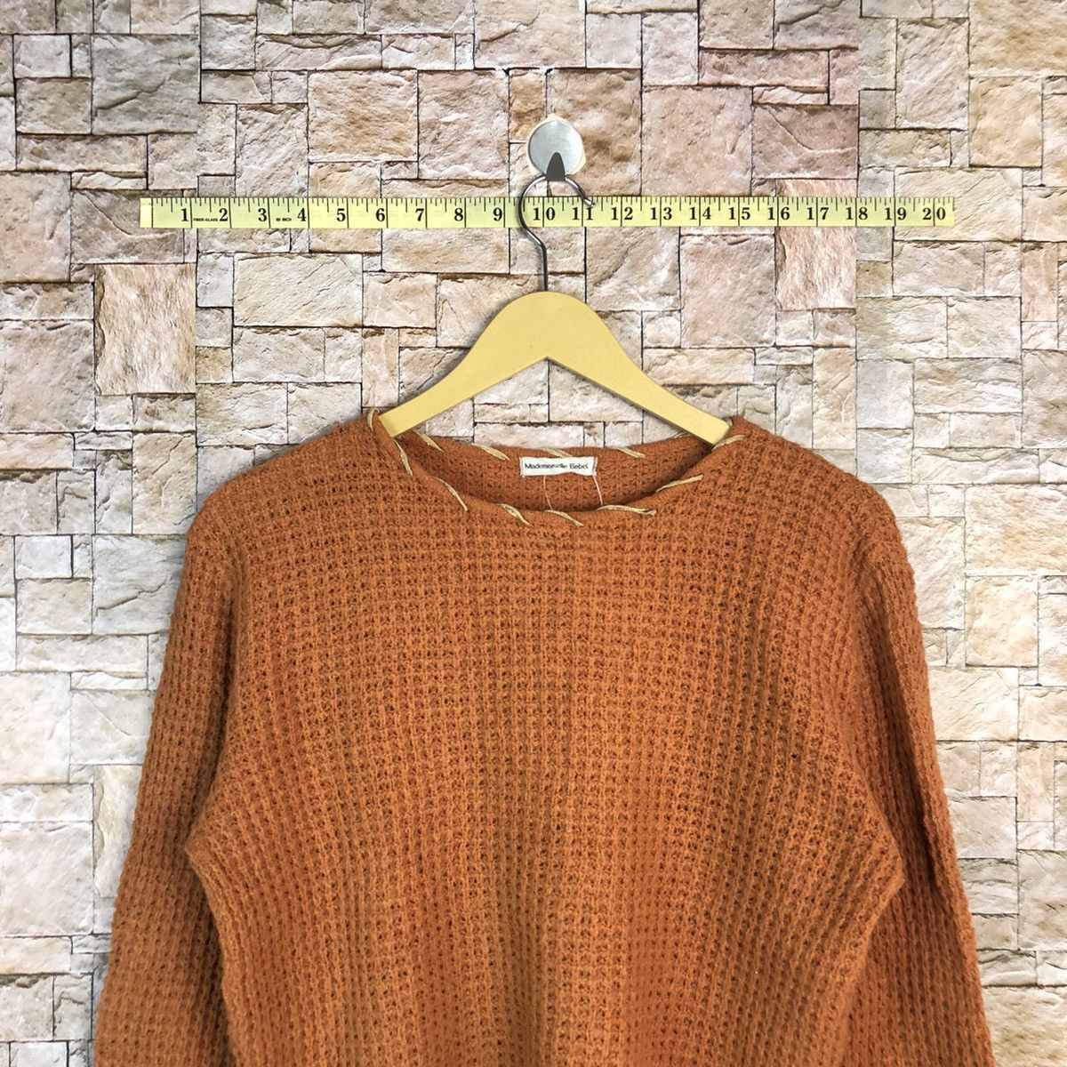 Mademoiselle Non Non Mademoiselle Bebel Orange Knitwear #A479 Size S / US 4 / IT 40 - 2 Thumbnail