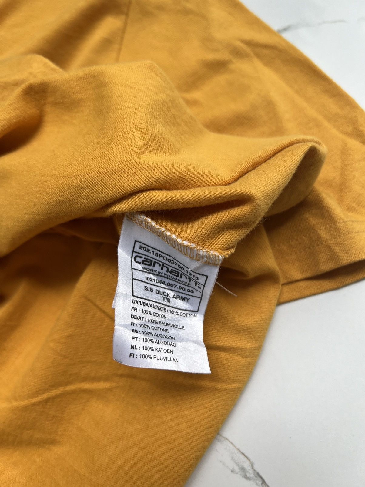 Carhartt × Vintage 90’s CARHARTT DETROIT DUCK ARMY RETRO TEE Y2K BIG LOGO Size US L / EU 52-54 / 3 - 5 Thumbnail