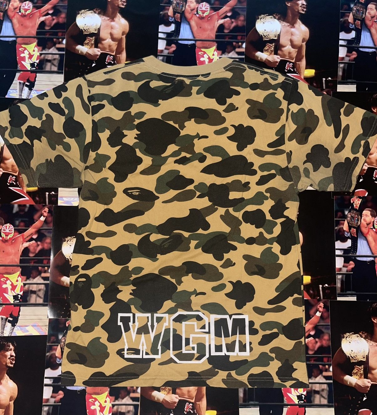 Bape Bape 1st Camo Shark Tee Yellow (M) Size US M / EU 48-50 / 2 - 2 Thumbnail