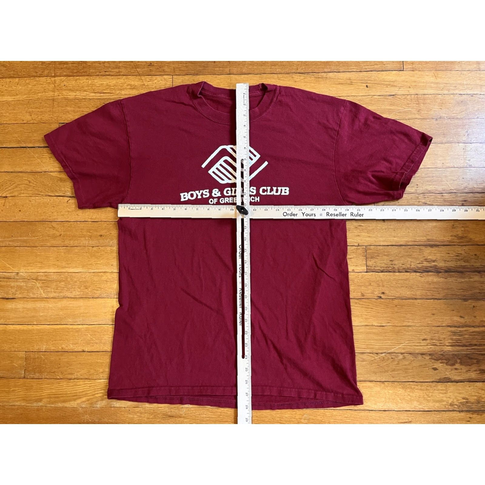 Vintage VINTAGE Boys & Girls Club Of Greenwich Connecticut Shirt Men’s Large Red Size US L / EU 52-54 / 3 - 6 Thumbnail