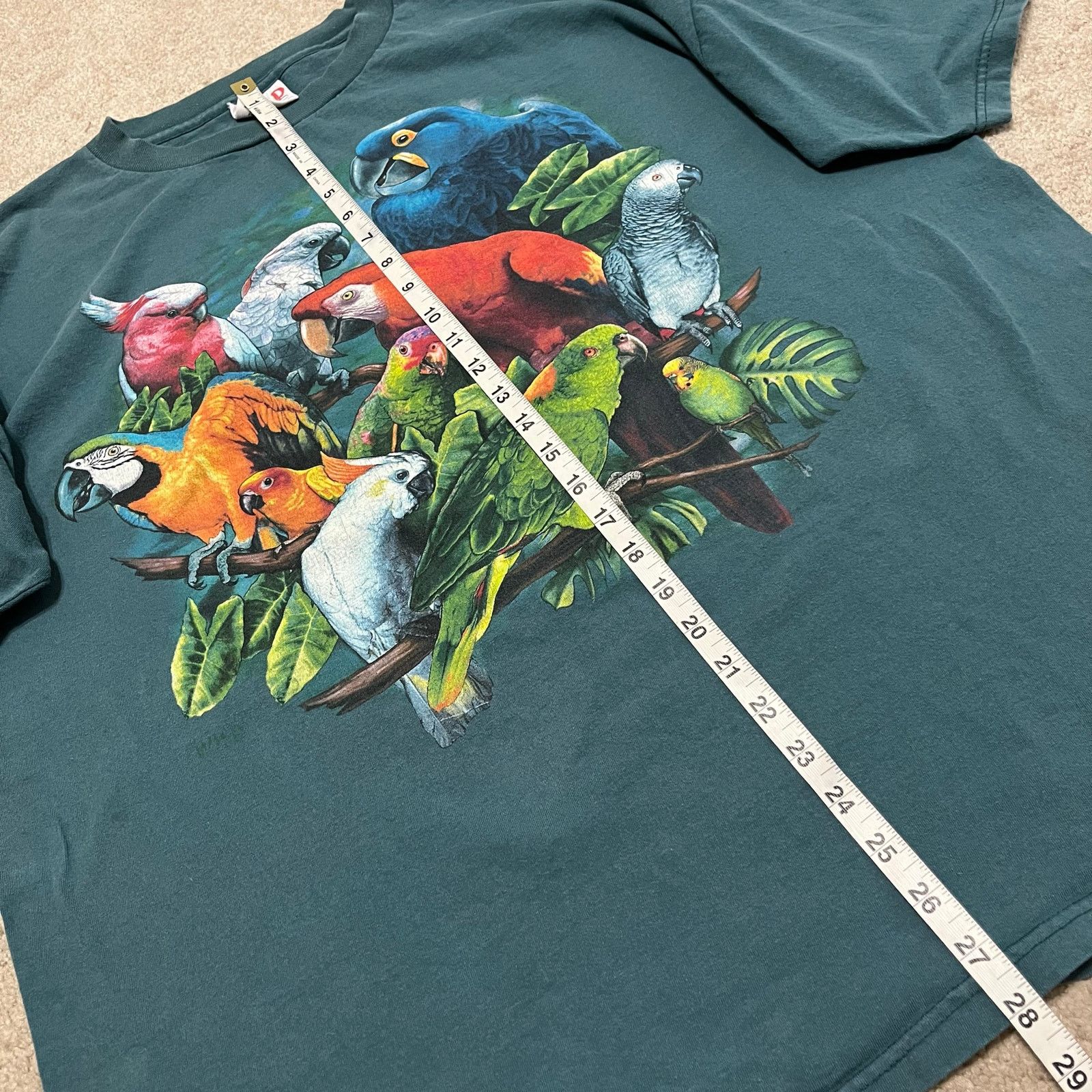 Other Vintage 90s Wild Gear Parrots Graphic Nature T-Shirt XXL Size US L / EU 52-54 / 3 - 5 Thumbnail