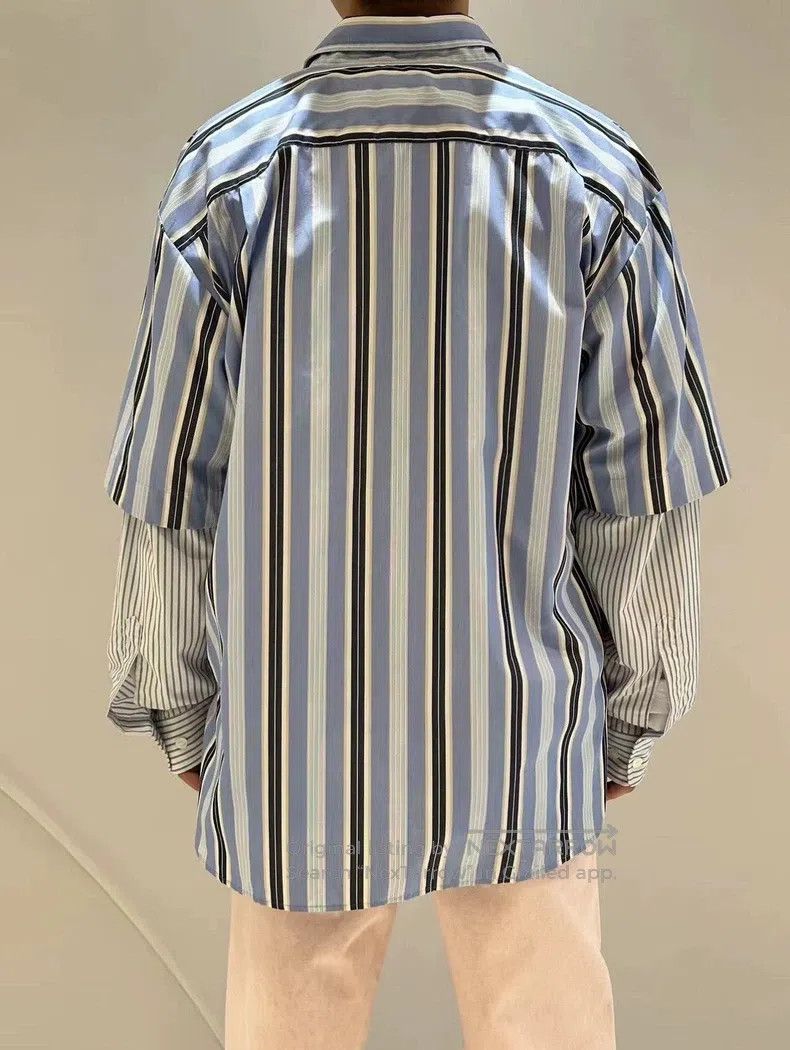 Dries Van Noten Dries Van Noten Striped Shirt Size US S / EU 44-46 / 1 - 2 Thumbnail