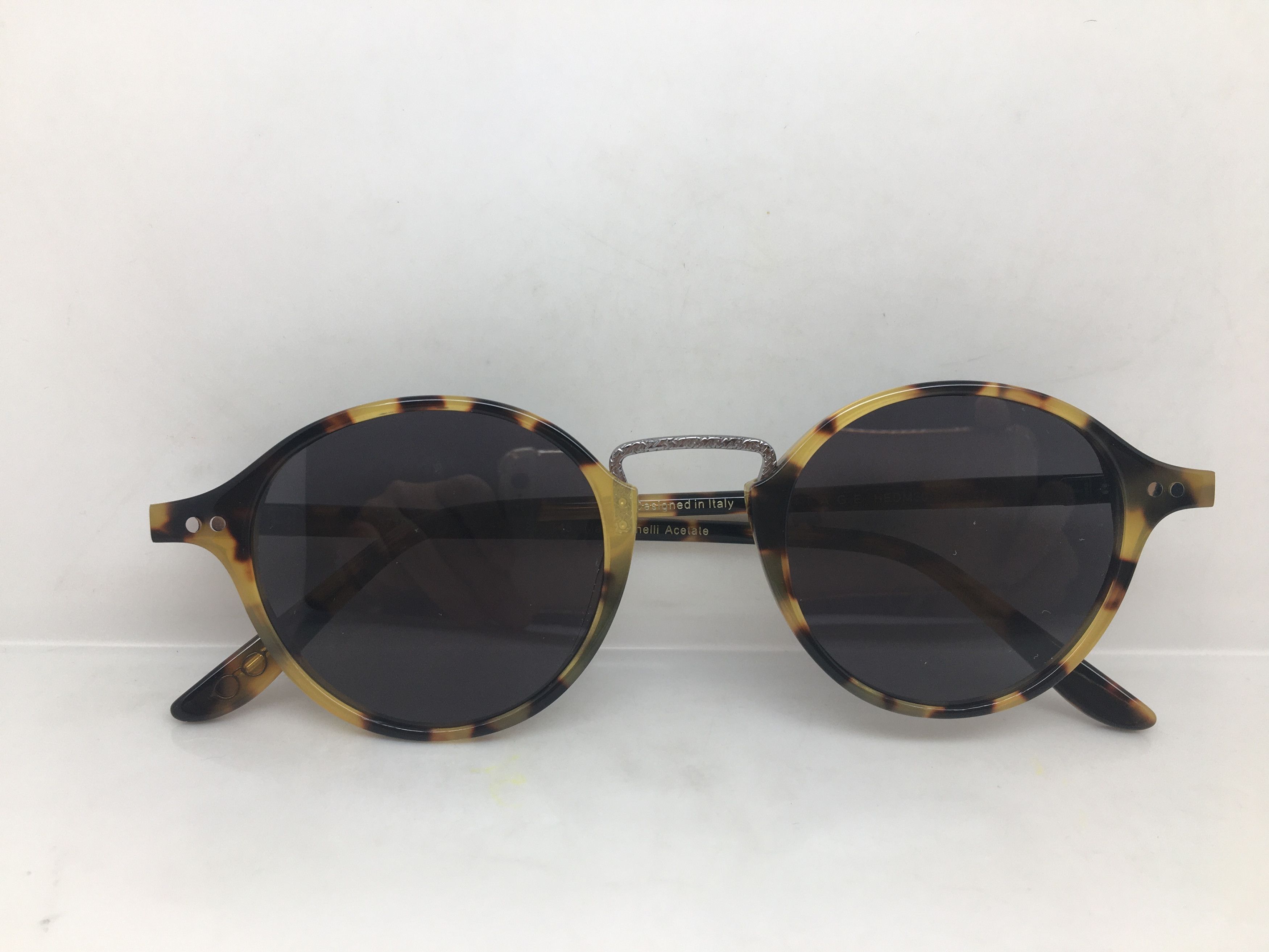 Other Heratage Mazzucchelli Acetate ARTSTOCRST Round Sunglasses Size ONE SIZE - 9 Thumbnail