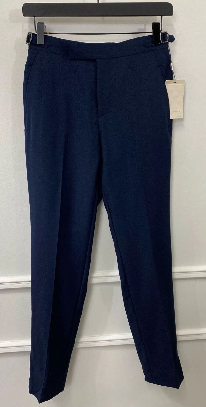 Suitsupply Men Suitsupply Suit La Spalla Navy Blue Wool Reda Size US34 Size 34R - 8 Thumbnail