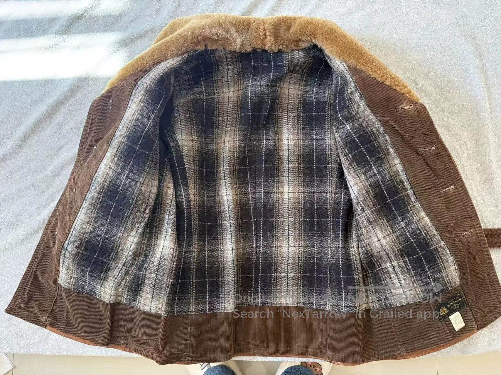 Old Joe Vintage Brown Farm Style Coat. Size US M / EU 48-50 / 2 - 7 Thumbnail