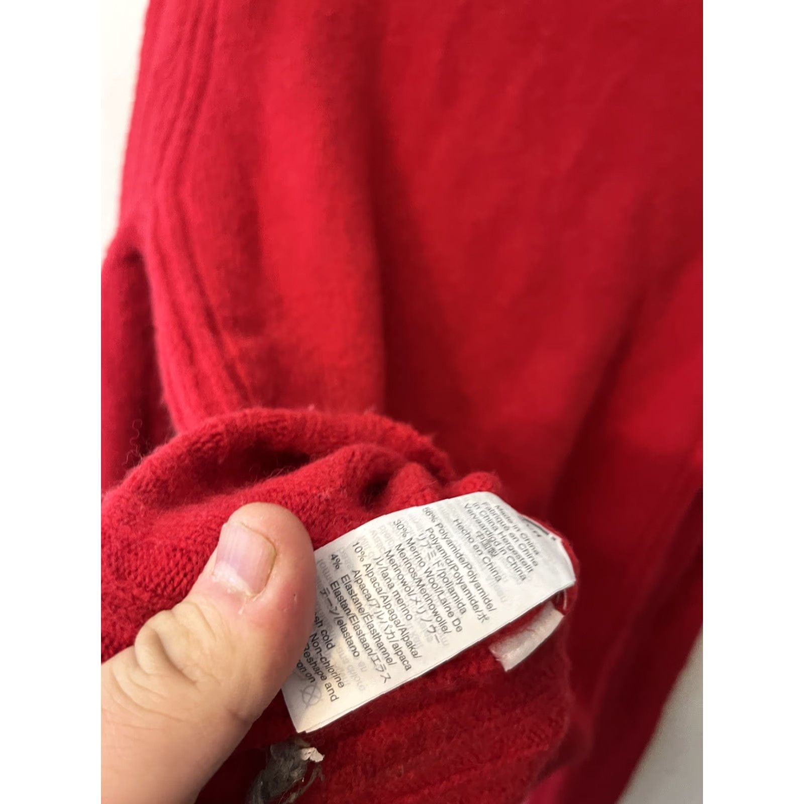 J.Crew J. Crew Red Women Mock Neck Sweater In Supersoft Yarn Size Small Size S / US 4 / IT 40 - 5 Thumbnail