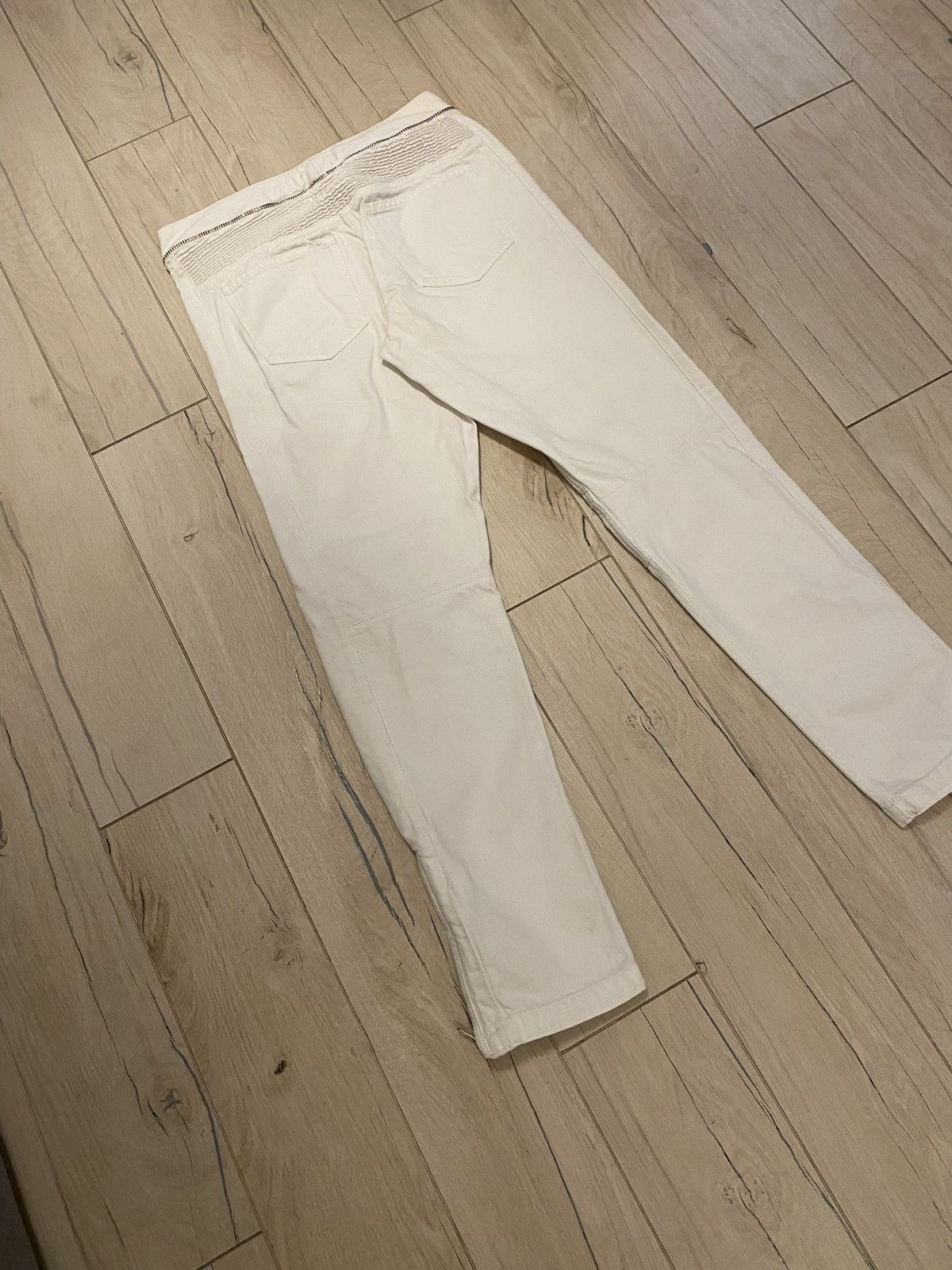 Isabel Marant FW13 Isabel Marant X H&M Biker White Denim Pants Size US 32 / EU 48 - 11 Thumbnail
