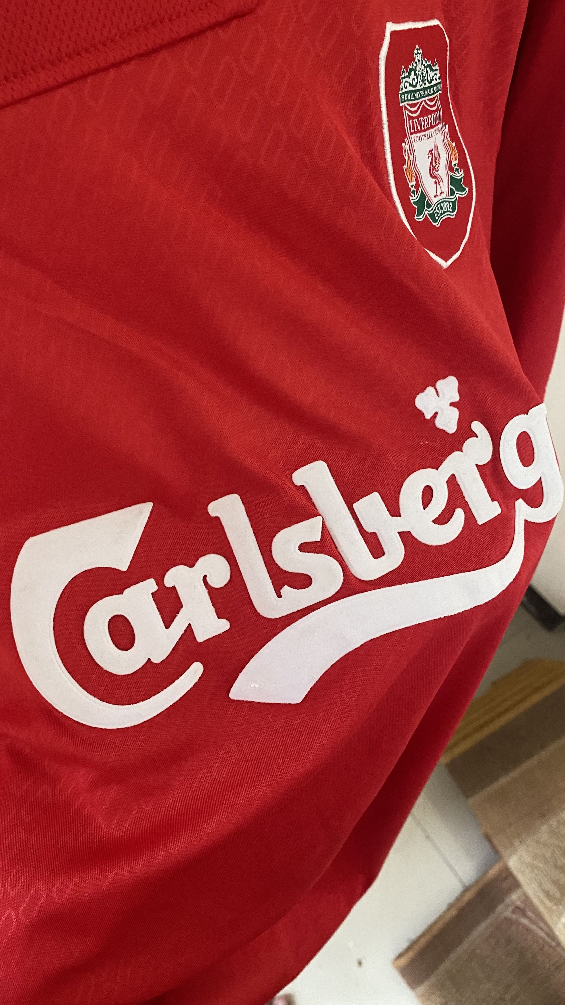 Reebok Liverpool Home 2004/2005 Original Size US XL / EU 56 / 4 - 4 Thumbnail