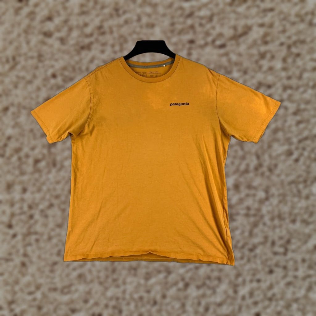 Patagonia Patagonia Shirt Men Adult Medium Orange Cotton P-6 Mission Organic Logo T-Shirt Jersey Read All Seasons Breatherble Crew Neck Short Sleeve Vintage No Size US M / EU 48-50 / 2 - 1 Thumbnail