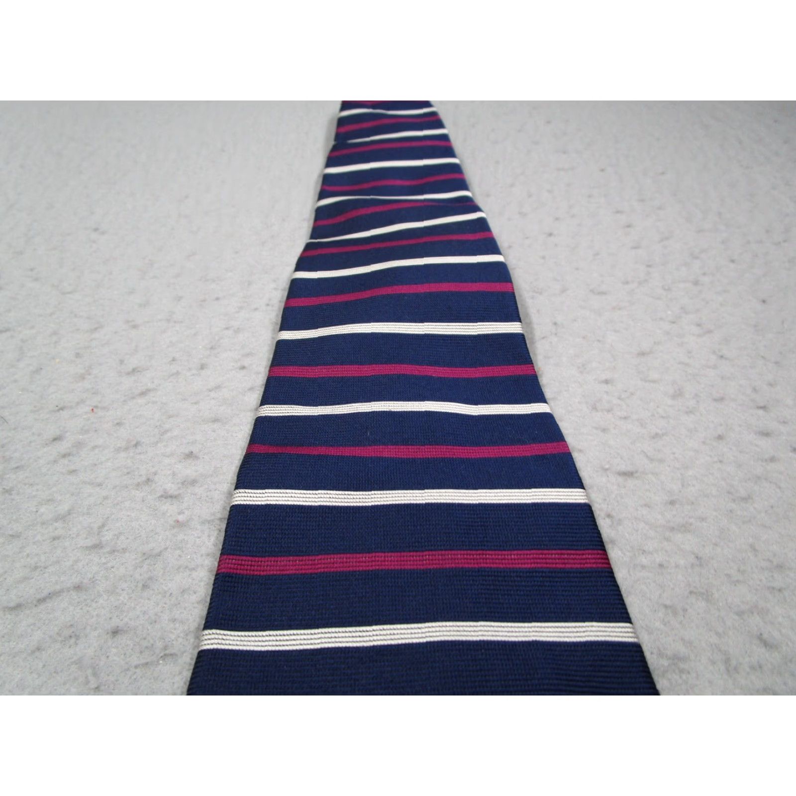 Brooks Brothers Brooks Brothers Makers Neck Tie Mens Blue Striped Silk Preppy Made in USA Size ONE SIZE - 2 Thumbnail