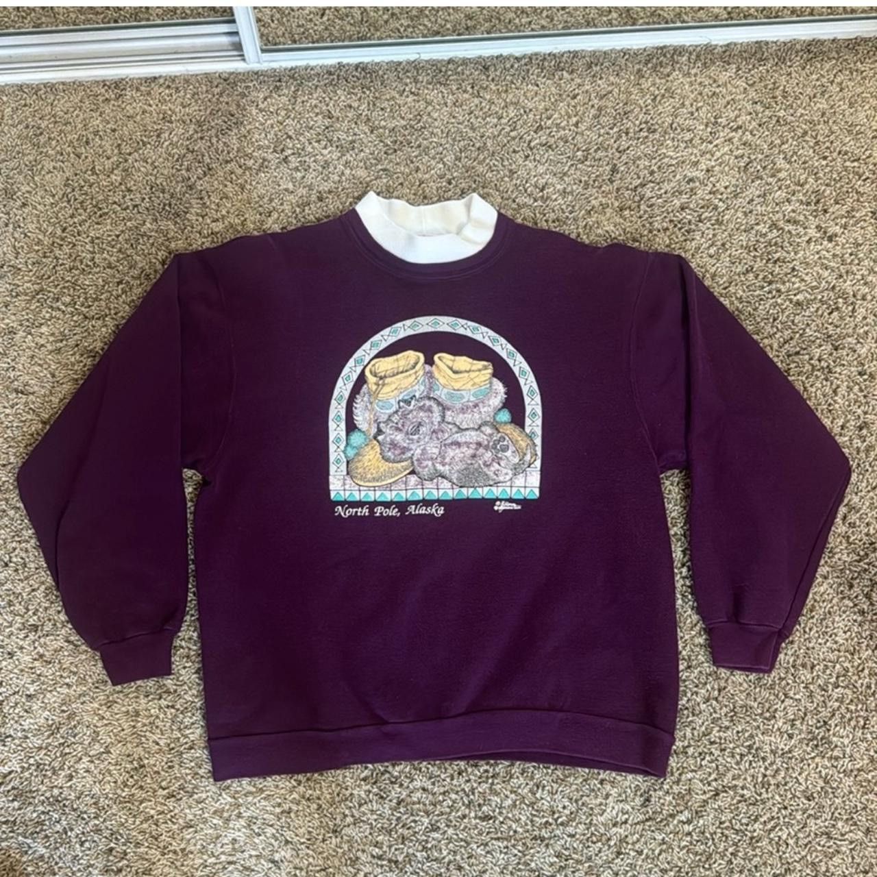 Vintage Vintage Double Neck Crewneck Size L / US 10 / IT 46 - 1 Thumbnail