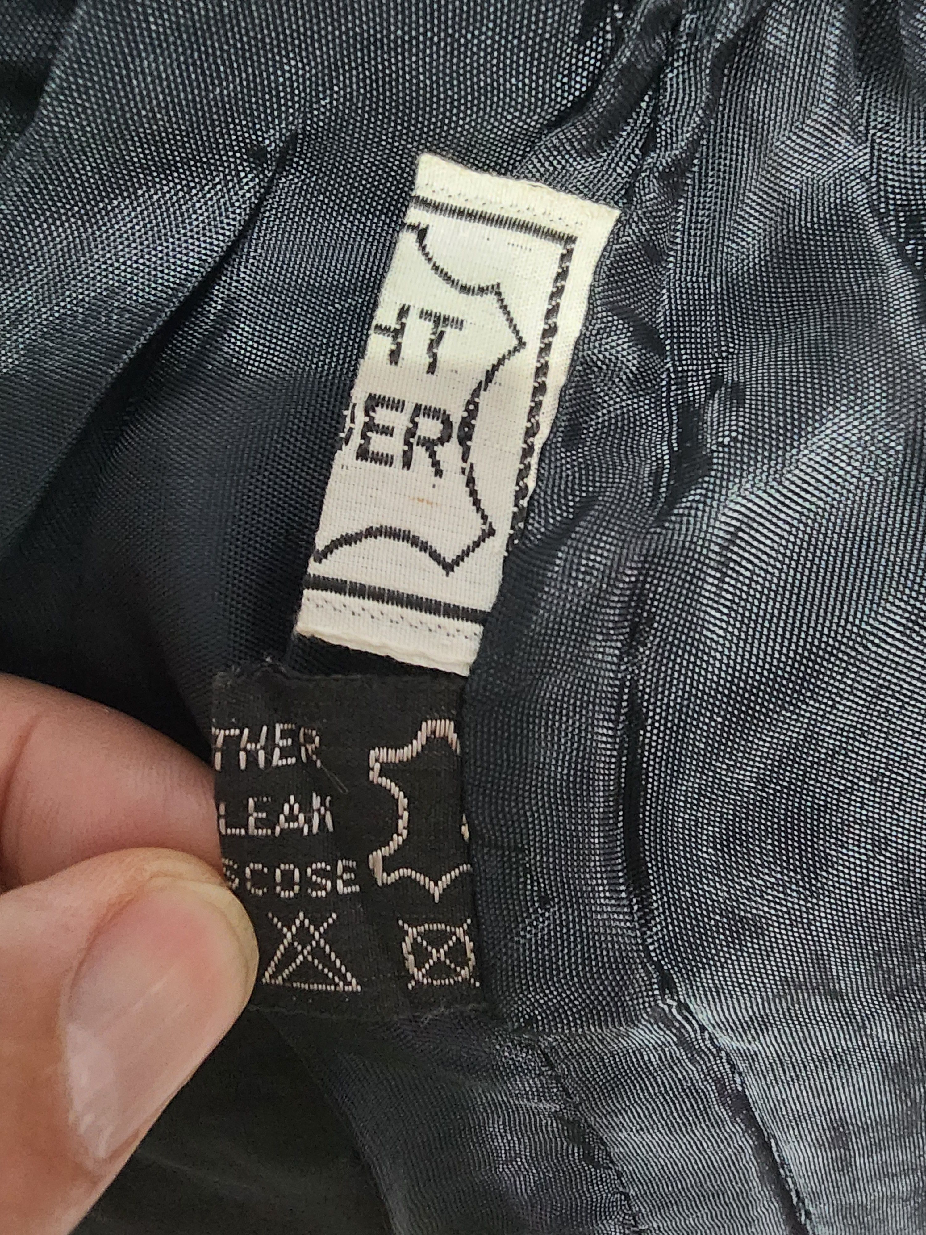 Other Black leather skirt. Size 28" / US 6 / IT 42 - 8 Thumbnail