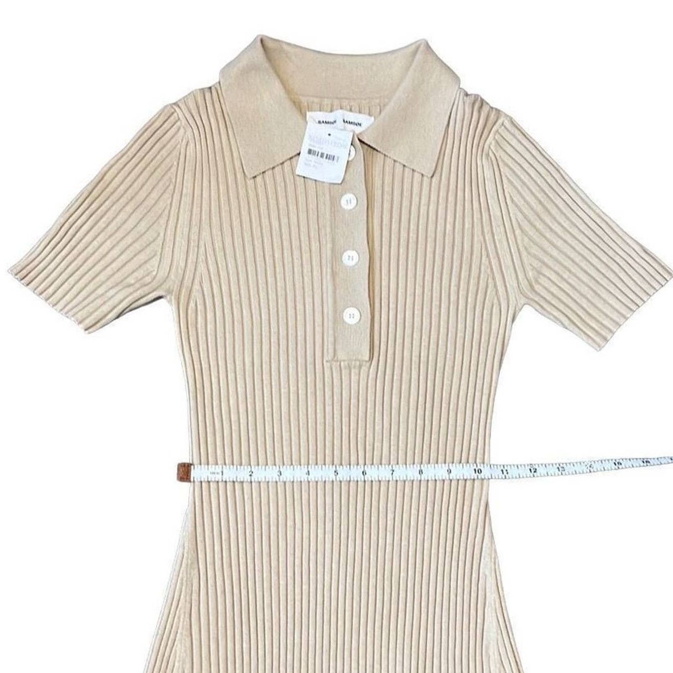 Samsoe Samsoe Samsøe Samsøe Lucy Polo Midi Dress 13997 Medium NWT Size M / US 6-8 / IT 42-44 - 8 Thumbnail