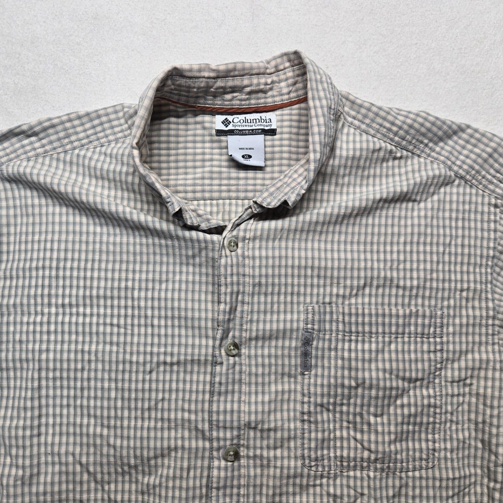Vintage Columbia Plaid Button-Up Long Sleeve Shirt Adult Men's XL Red Casual Outdoor Size US XL / EU 56 / 4 - 2 Thumbnail