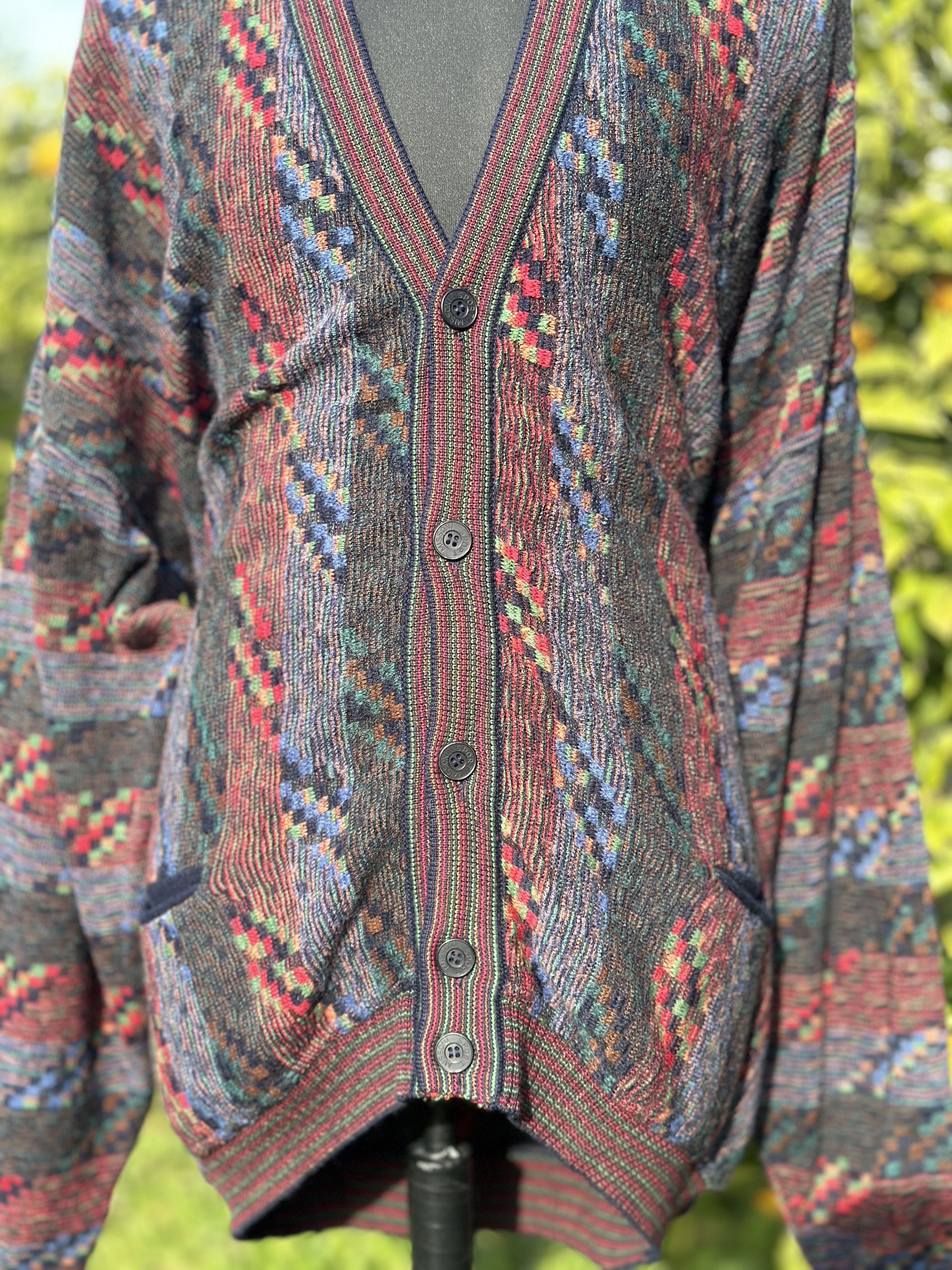 Missoni Missoni Sport Oversized Knit Cardigan Archive Size 58 2XL Size US XXL / EU 58 / 5 - 3 Thumbnail