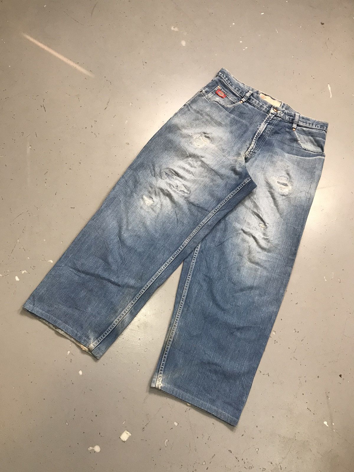 Dickies Vintage dickies big daddy embroidered damaged straight denim Size US 36 / EU 52 - 3 Thumbnail