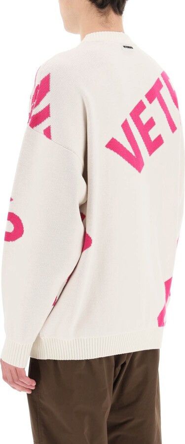 Vetements o1y0924 Sweater in Ivory Size US M / EU 48-50 / 2 - 4 Thumbnail