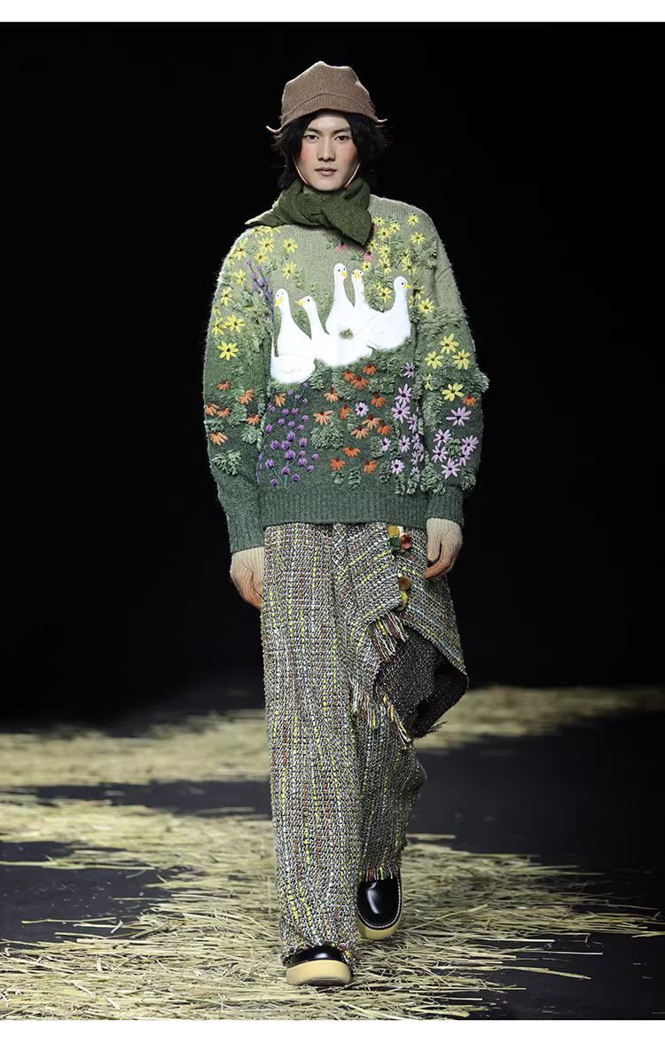 Other Valley youth Knit Sweater style similar to Loewe Gucci Size US L / EU 52-54 / 3 - 3 Thumbnail