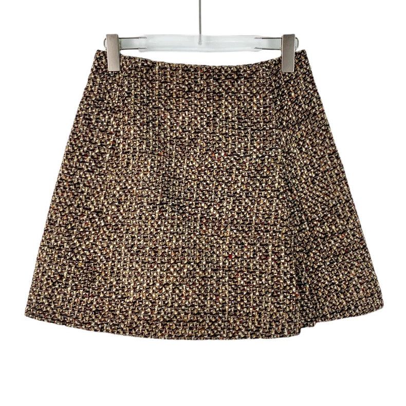 Louis Vuitton Louis Vuitton Brown logo wool knit casual skirt Size 39" - 1 Thumbnail