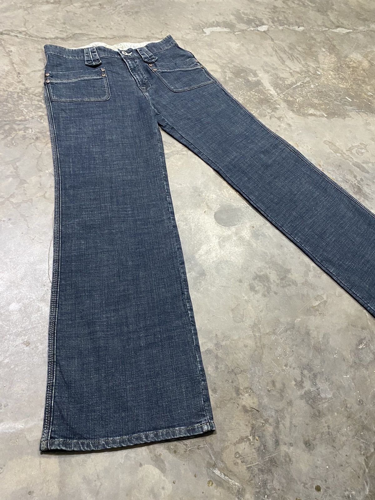 Japanese Brand Flare Jeans Japanese Sasson Super Baggy Flared Size US 32 / EU 48 - 1 Thumbnail