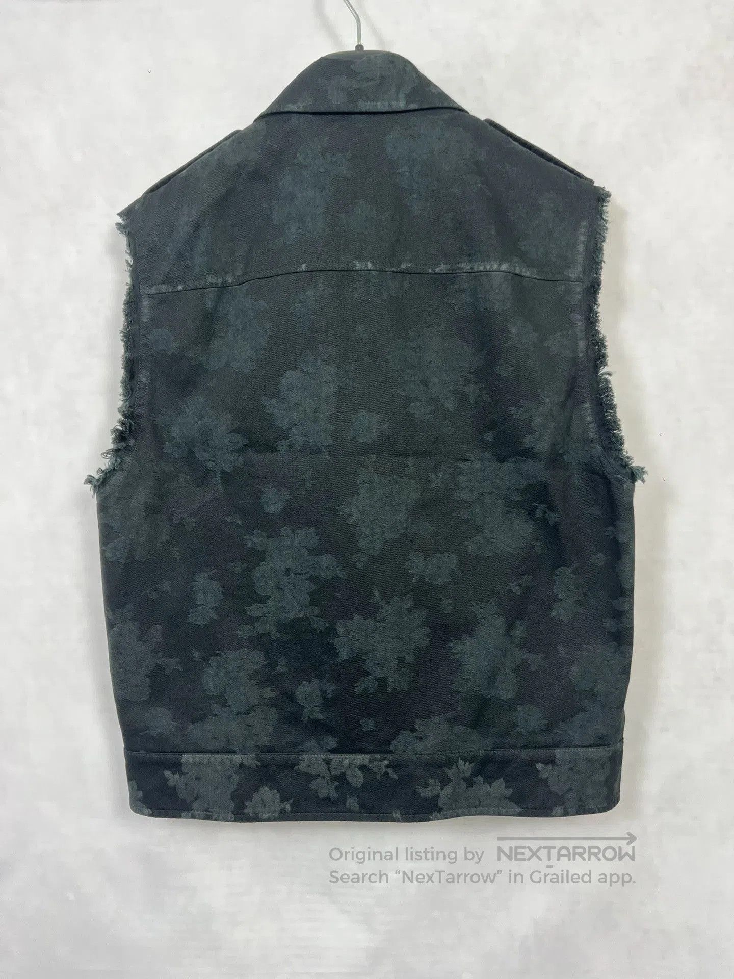 Saint Laurent Paris Saint Laurent Floral Denim Vest. Size US M / EU 48-50 / 2 - 2 Thumbnail