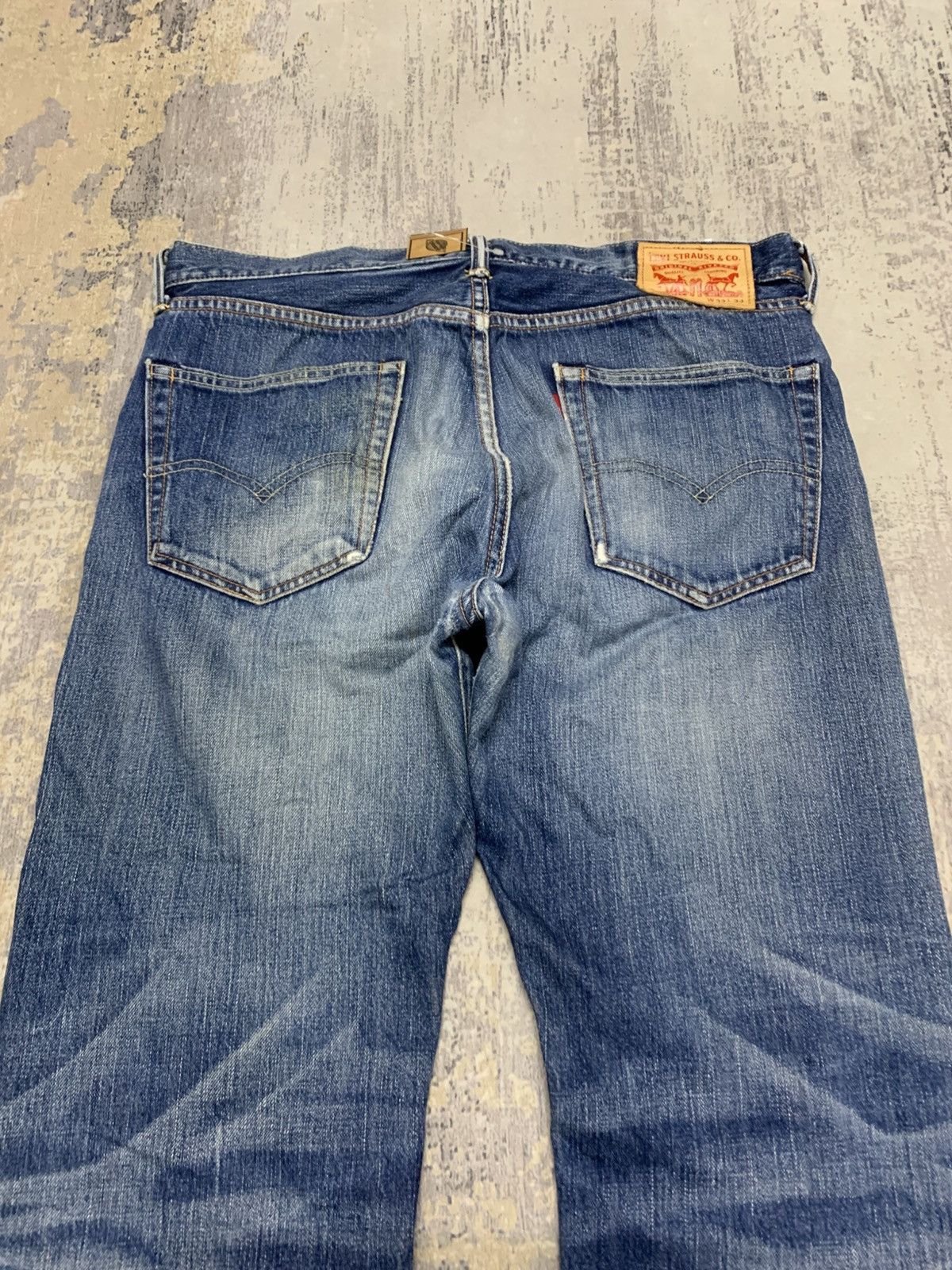 Levi's Vintage Levis 505 Jeans Faded Blue Denim W34x28.5 Size US 34 / EU 50 - 7 Thumbnail