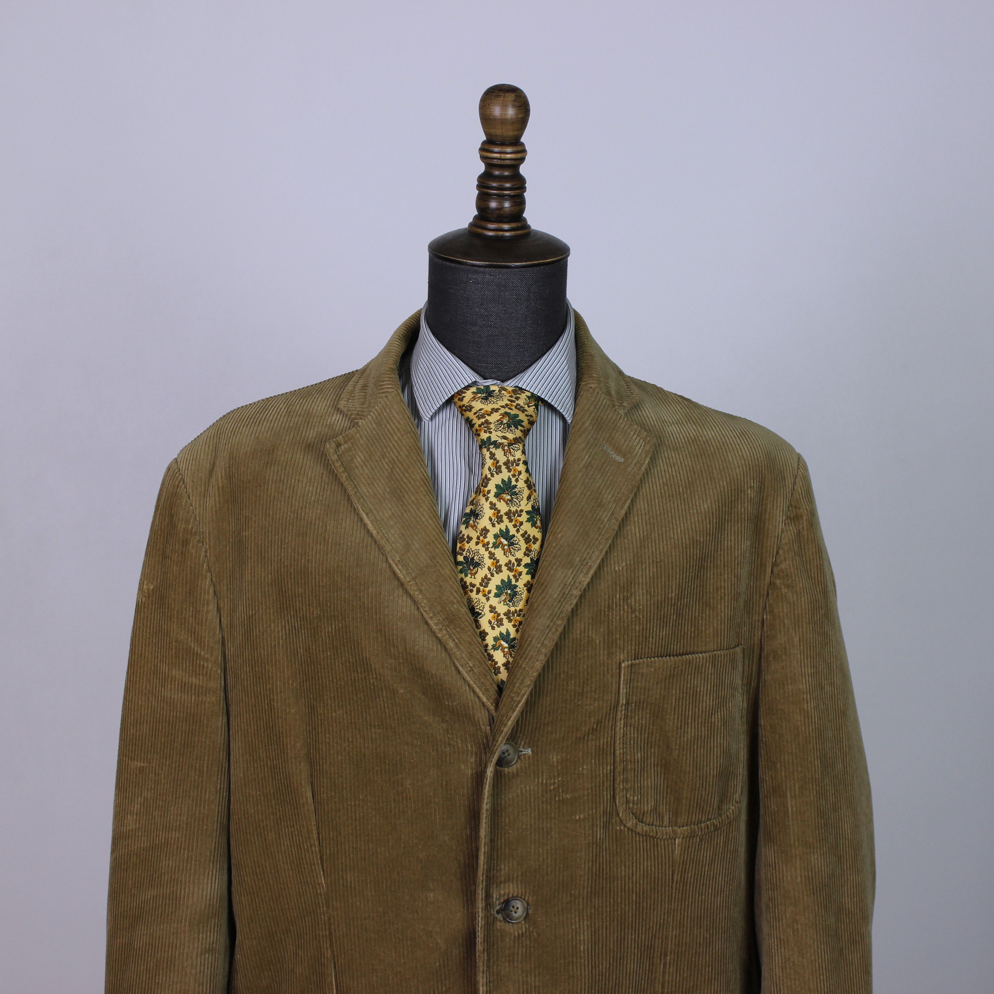 Polo Ralph Lauren Polo Ralph Lauren velvet blazer jacket beige brown XL Size 52R - 4 Thumbnail