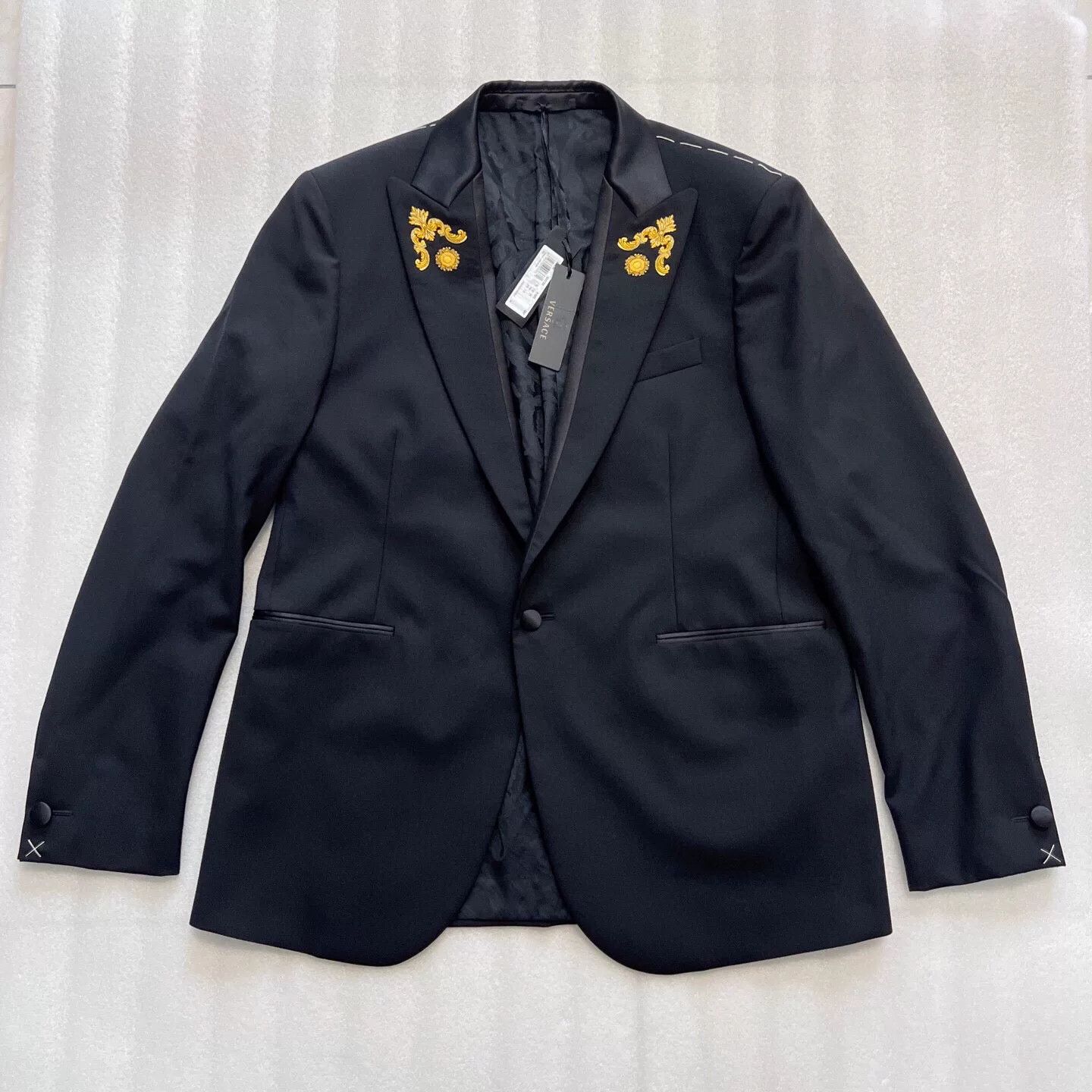 Versace Versace Embroidered Men's Suit Size US XL / EU 56 / 4 - 1 Thumbnail
