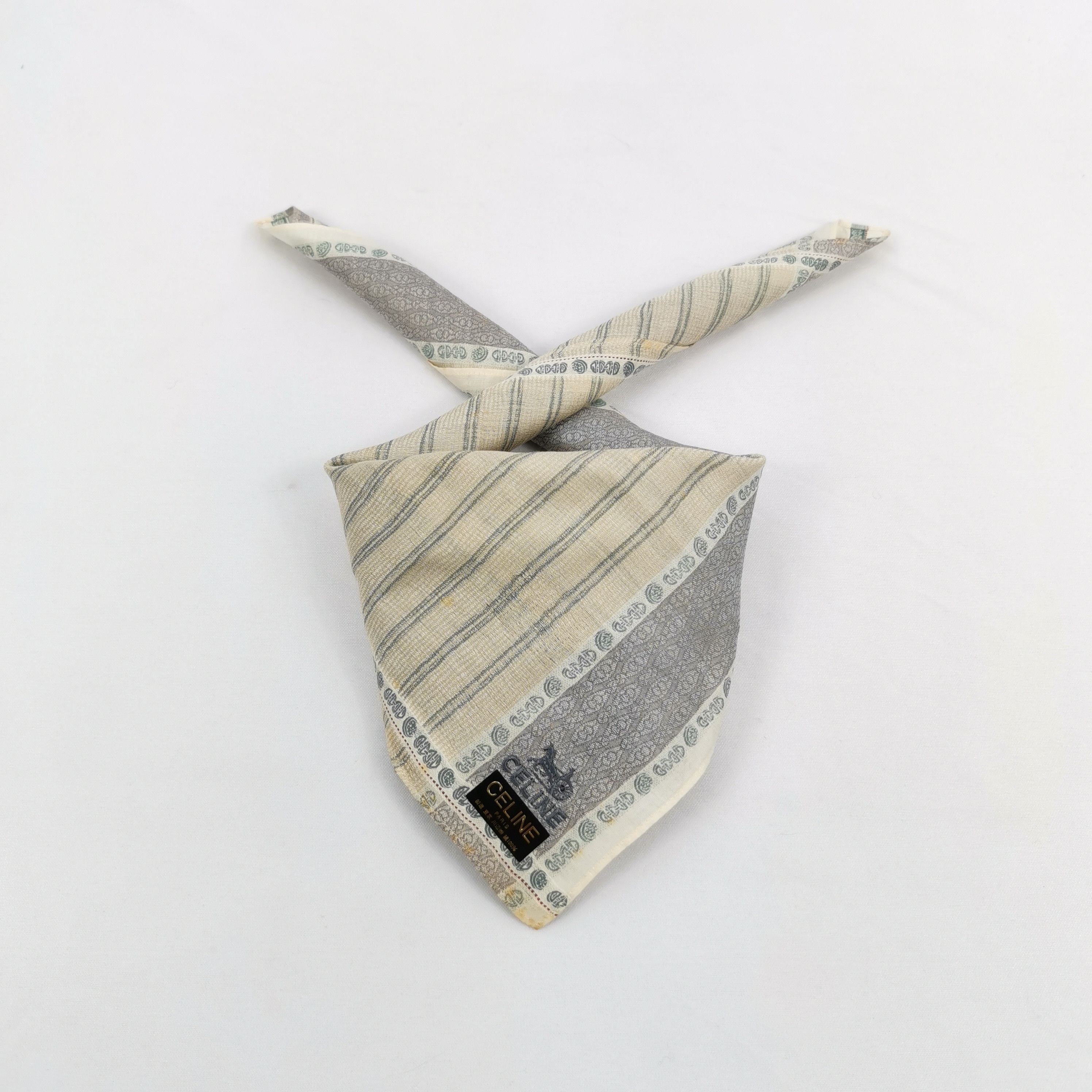 Celine NWT Vintage Celine Handkerchief Neckerchief Bandana Scarf Size ONE SIZE - 1 Thumbnail