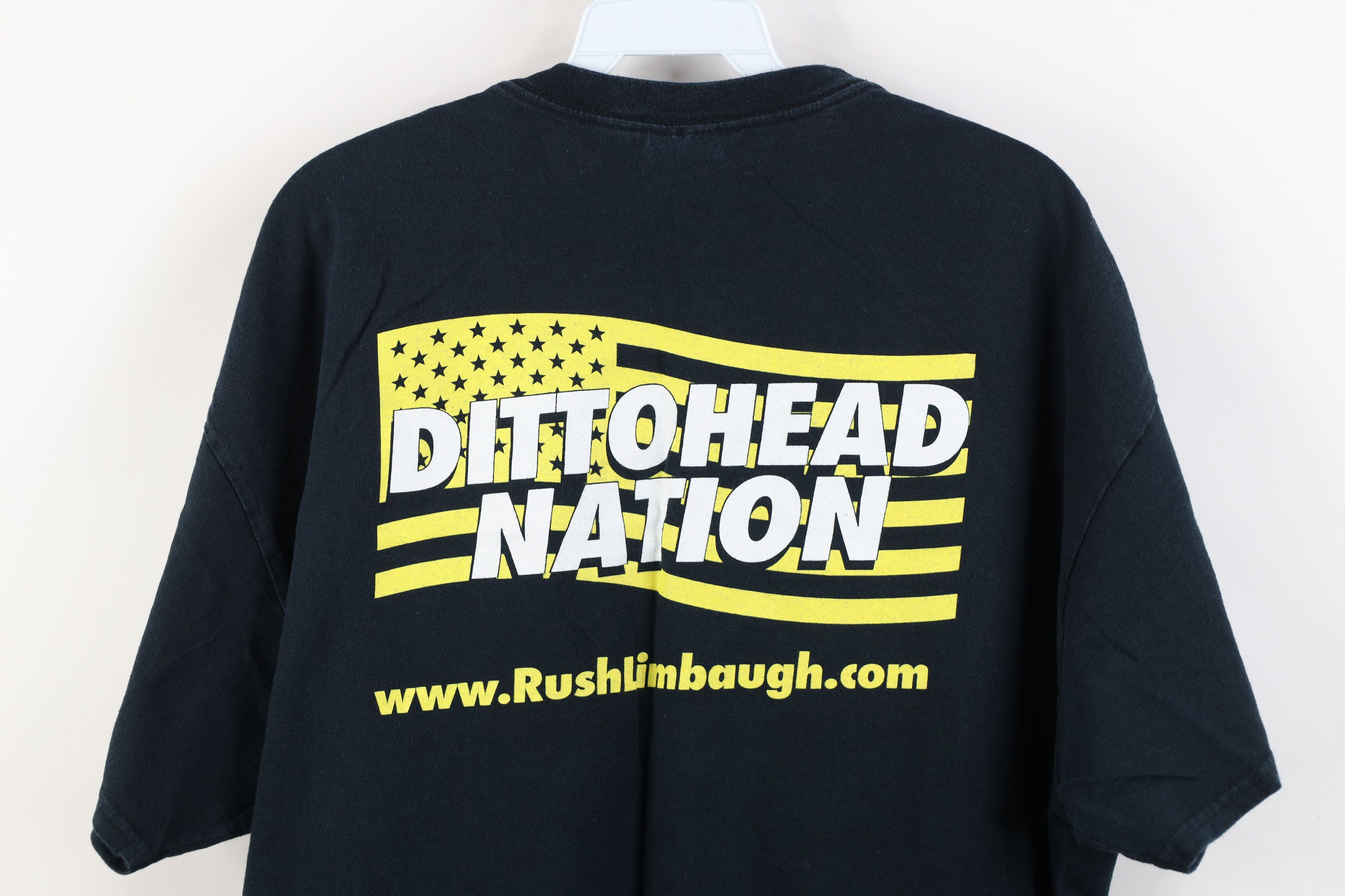 Vintage Vintage Rush Limbaugh Most Dangerous Nation T-Shirt Size US XL / EU 56 / 4 - 10 Thumbnail