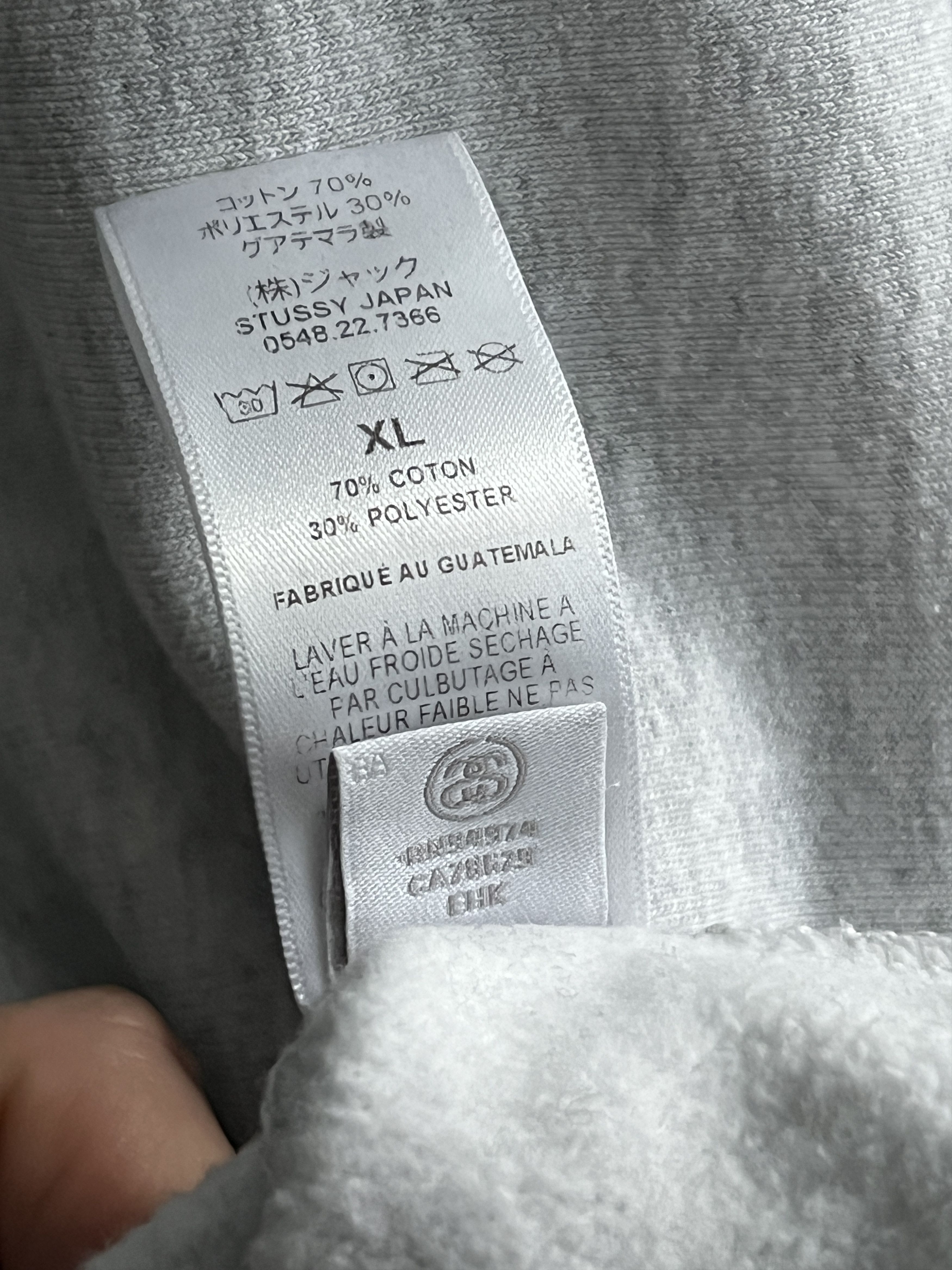Stussy × Vintage VTG STUSSY ZIP HOODIE GUATEMALA OG SKATE STYLE Size US XL / EU 56 / 4 - 11 Thumbnail