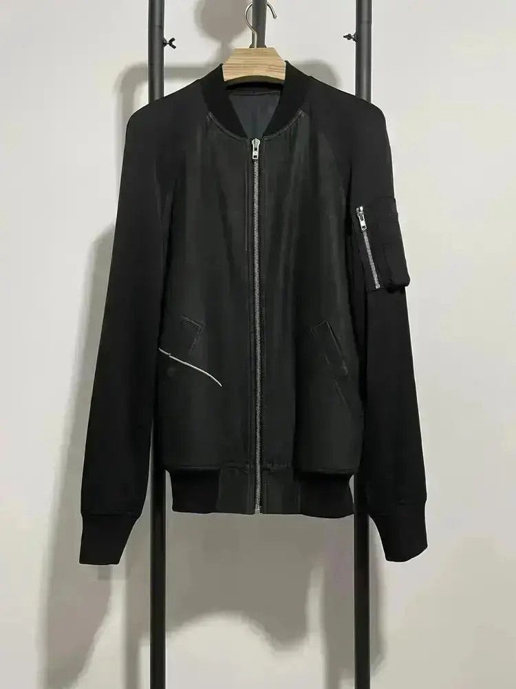 Rick Owens Rick Owens Lamb Leather Joint Bomber-2507 Size US M / EU 48-50 / 2 - 4 Thumbnail