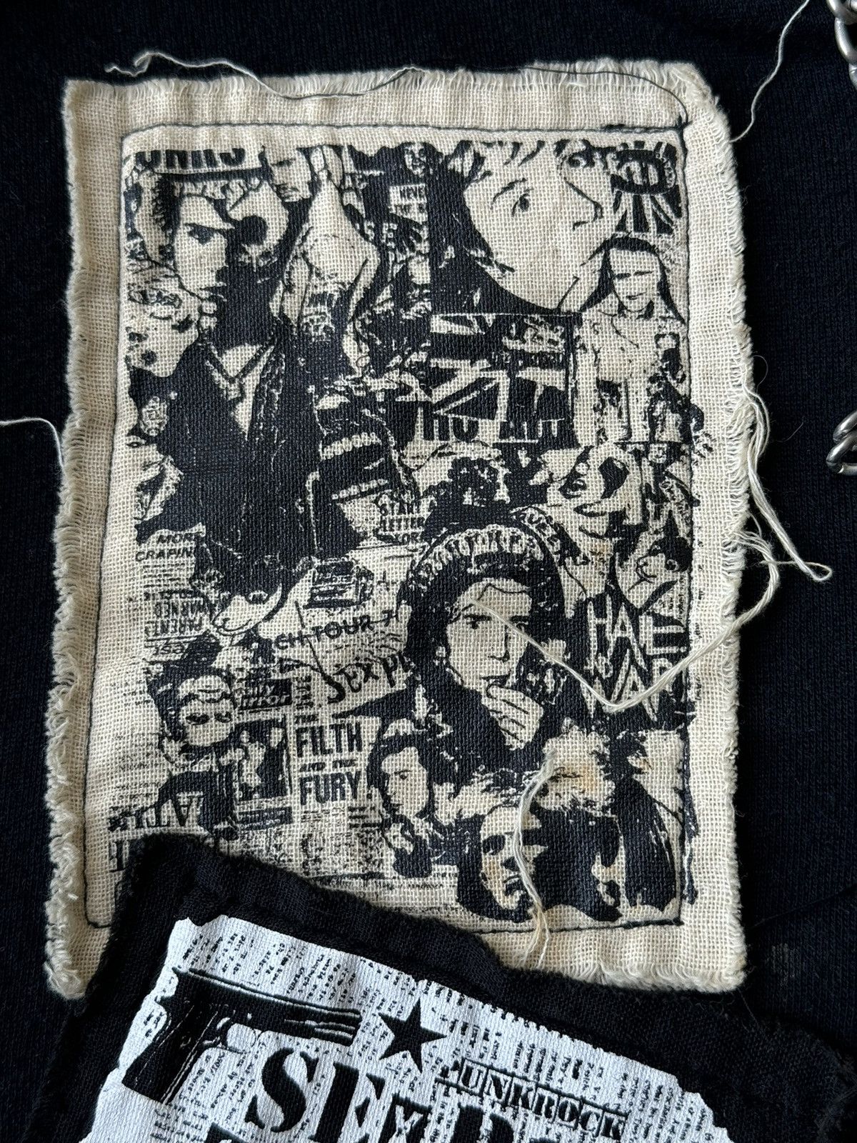 Japanese Brand Sex Pot Revenge Punk Riot Poem Chain Laces Hoodies Size US L / EU 52-54 / 3 - 7 Thumbnail