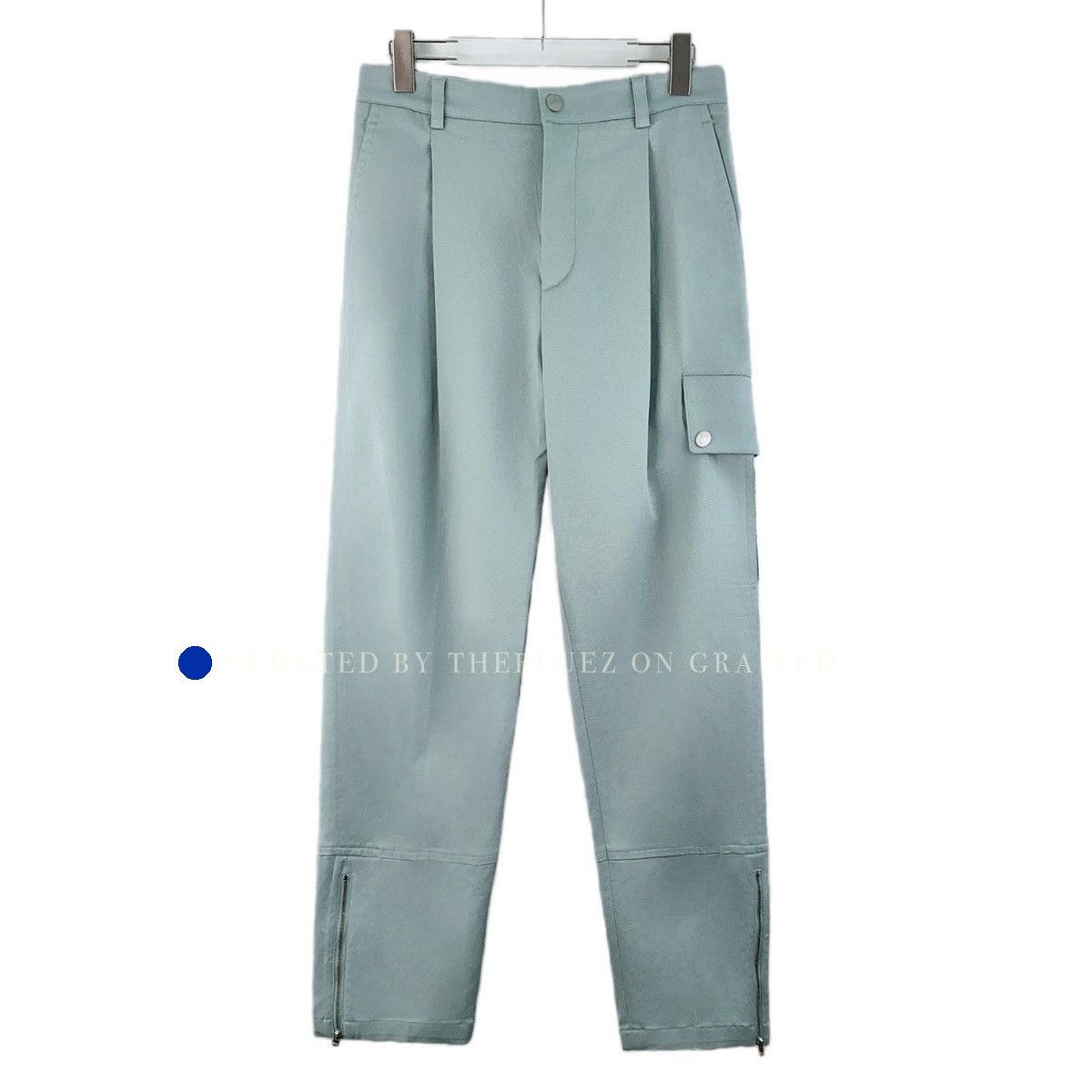 Hermes Light Blue Side Pocket Casual Cargo Pants Size US 40 / EU 56 - 1 Thumbnail