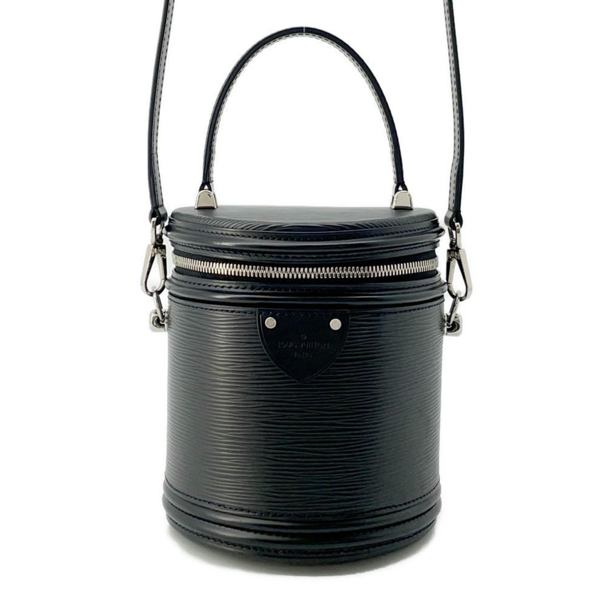 Louis Vuitton Handbag Epi Cannes M52226 Louis Vuitton 2Way Shoulder Bag Black, Women's