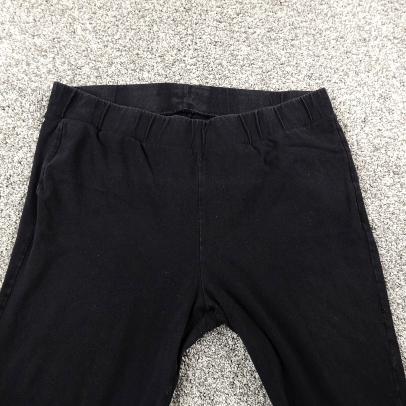 Torrid Torrid Leggings Black 3XL Pull On Yoga Pant Comfort Lounge Stretch Womens Plus Size, 3XL, Nylon rayon, Ankle, Solid, Athleisure, Activewear Size 40" / US 18 - 7 Thumbnail