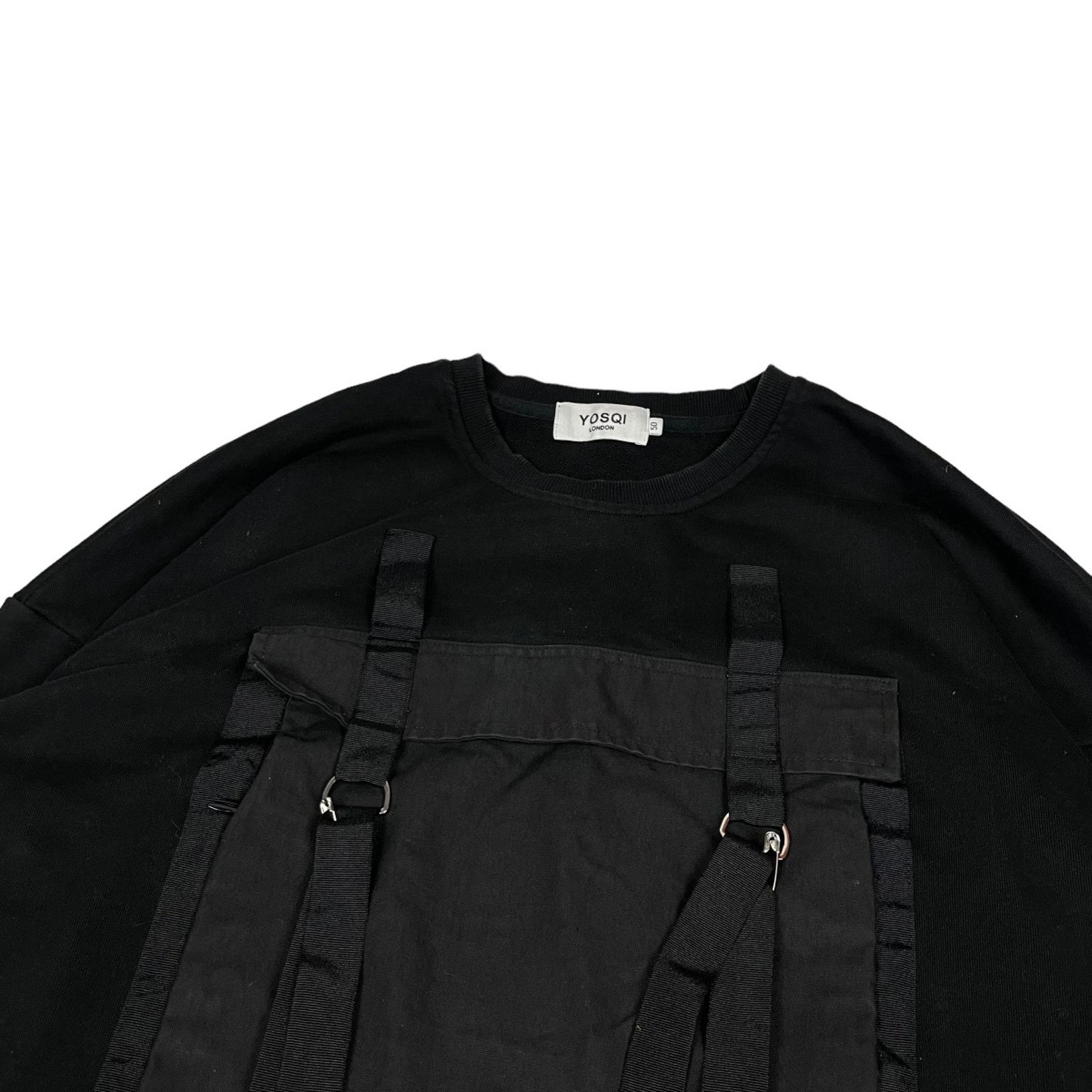 Japanese Brand Yosqi London Techwear Crewneck Sweatshirt Size US M / EU 48-50 / 2 - 4 Thumbnail
