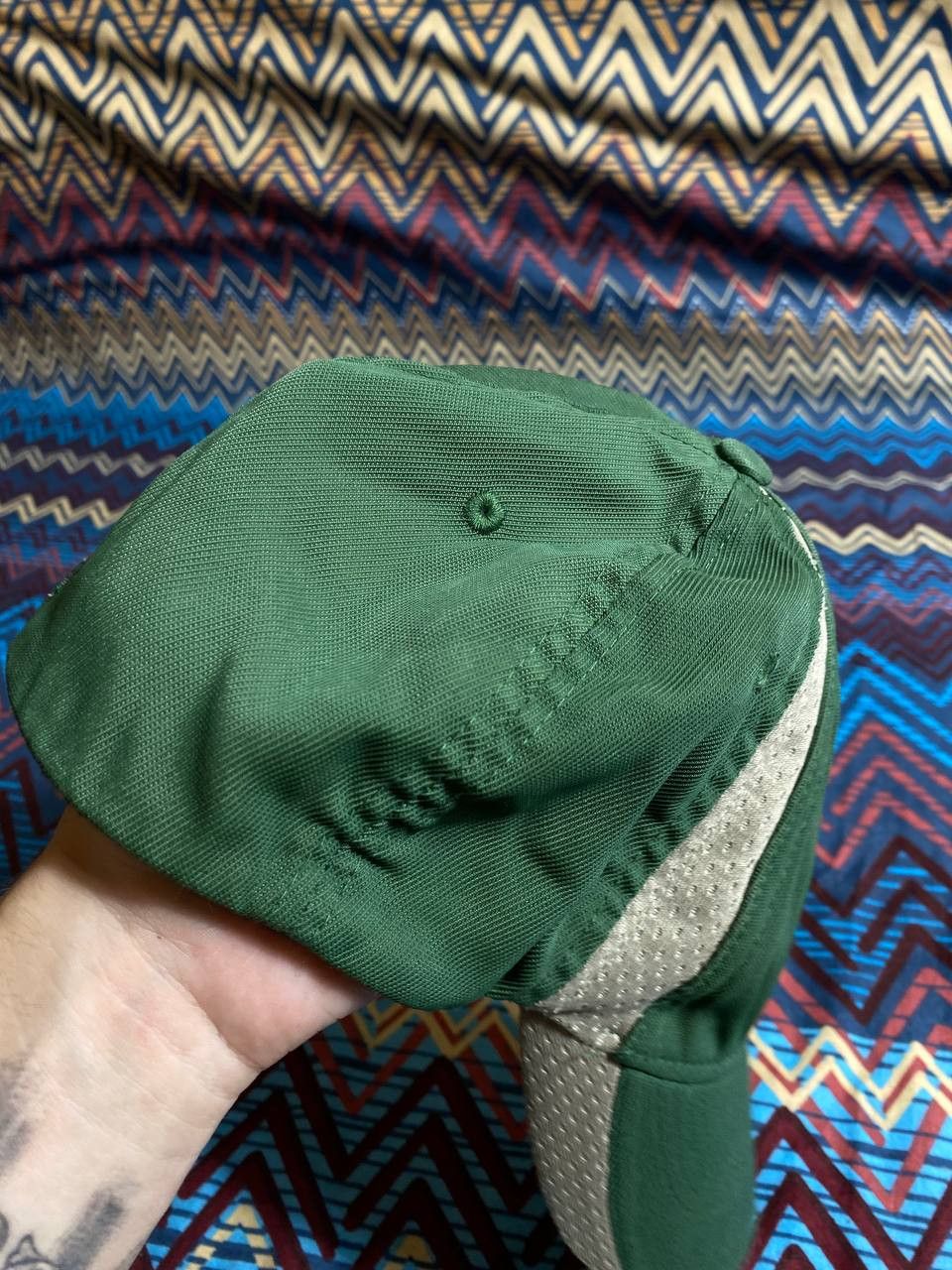Nike Hats Nike Vintage green Y2K big logo Streetwear Size ONE SIZE - 7 Thumbnail